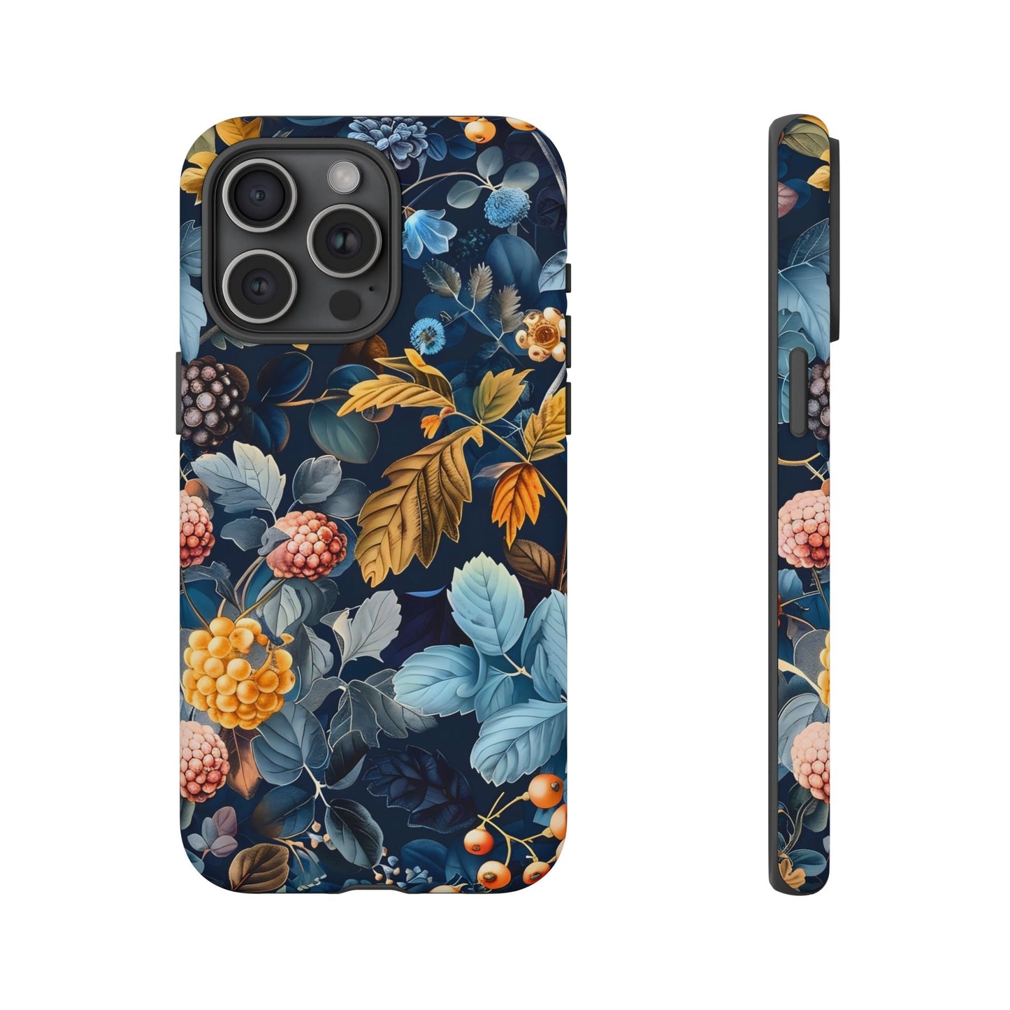 Floral iPhone Case, Tough Phone Cover, Nature-inspired Accessory, Gift for Her, Trendy Protection Case