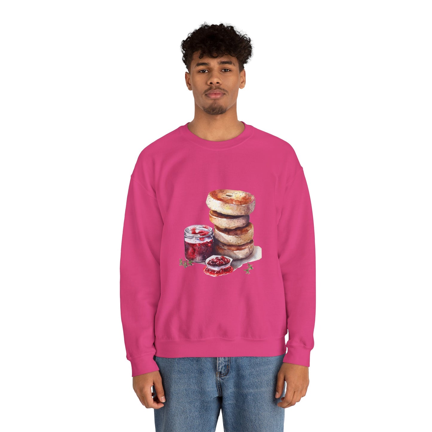 Unisex Heavy Blend™ Crewneck Sweatshirt Classy - Delightful British Food