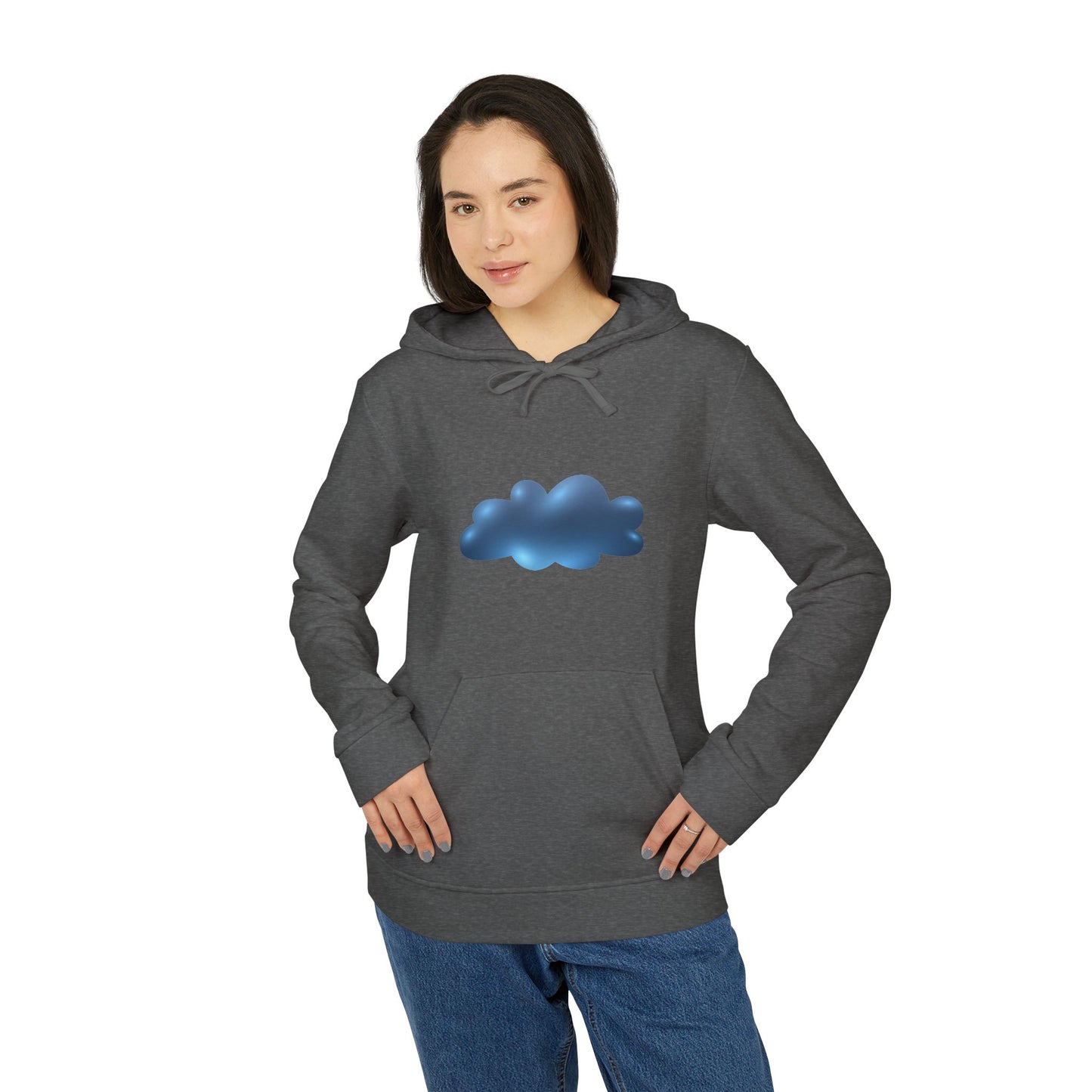 adidas Unisex Fleece Hoodie - Dreamy Cloud Design