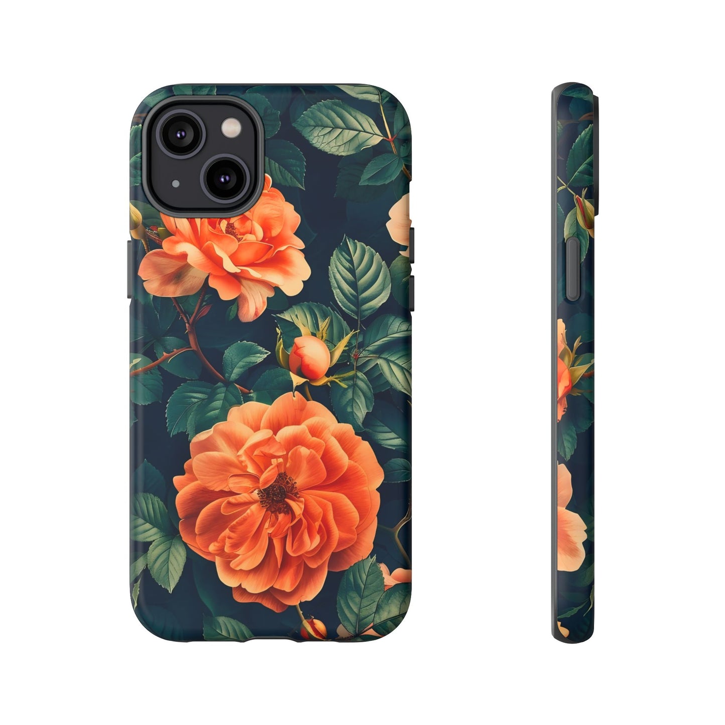 Floral Phone Case, Tough Cases for Nature Lovers, Botanical Design, Phone Protection, Gift for Her, Trending Floral Accessories