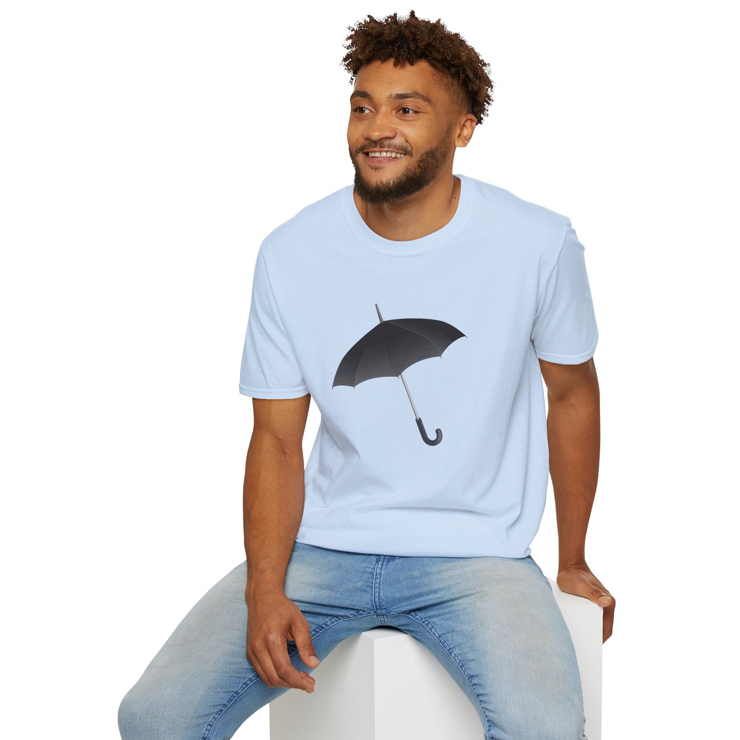 Unisex Softstyle T-Shirt - Elegant Regal Royal Umbrella