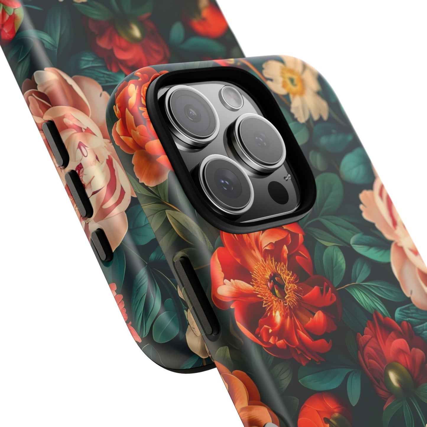 Floral Phone Case - Tough Cases, Vibrant Protection, Gift for Her, Cute Floral Design, Trendy Accessory, Perfect for Spring