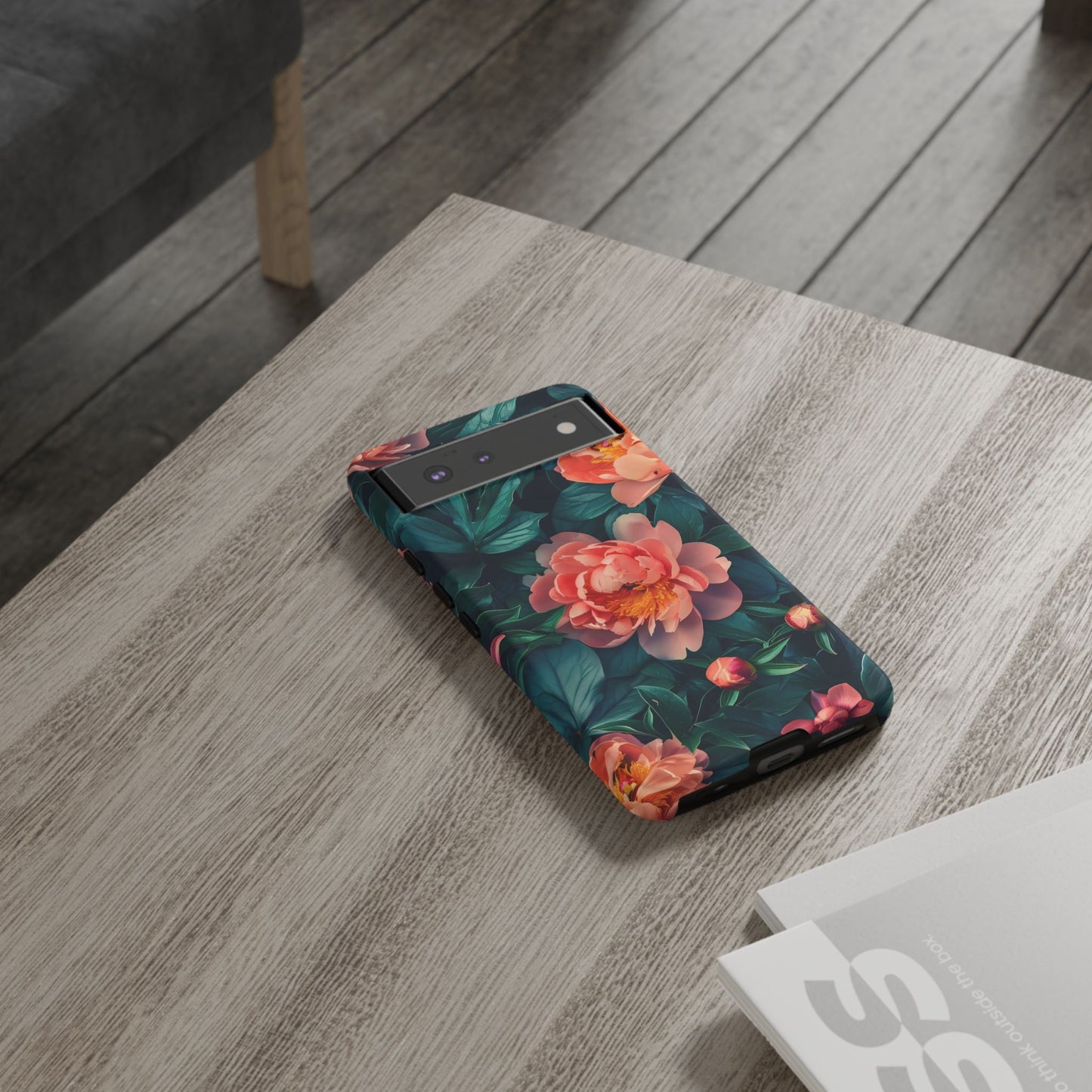 Floral Phone Case - Tough Cases, Flower Design, Botanical Art, Phone Accessory, Gift for Her, Nature Lovers