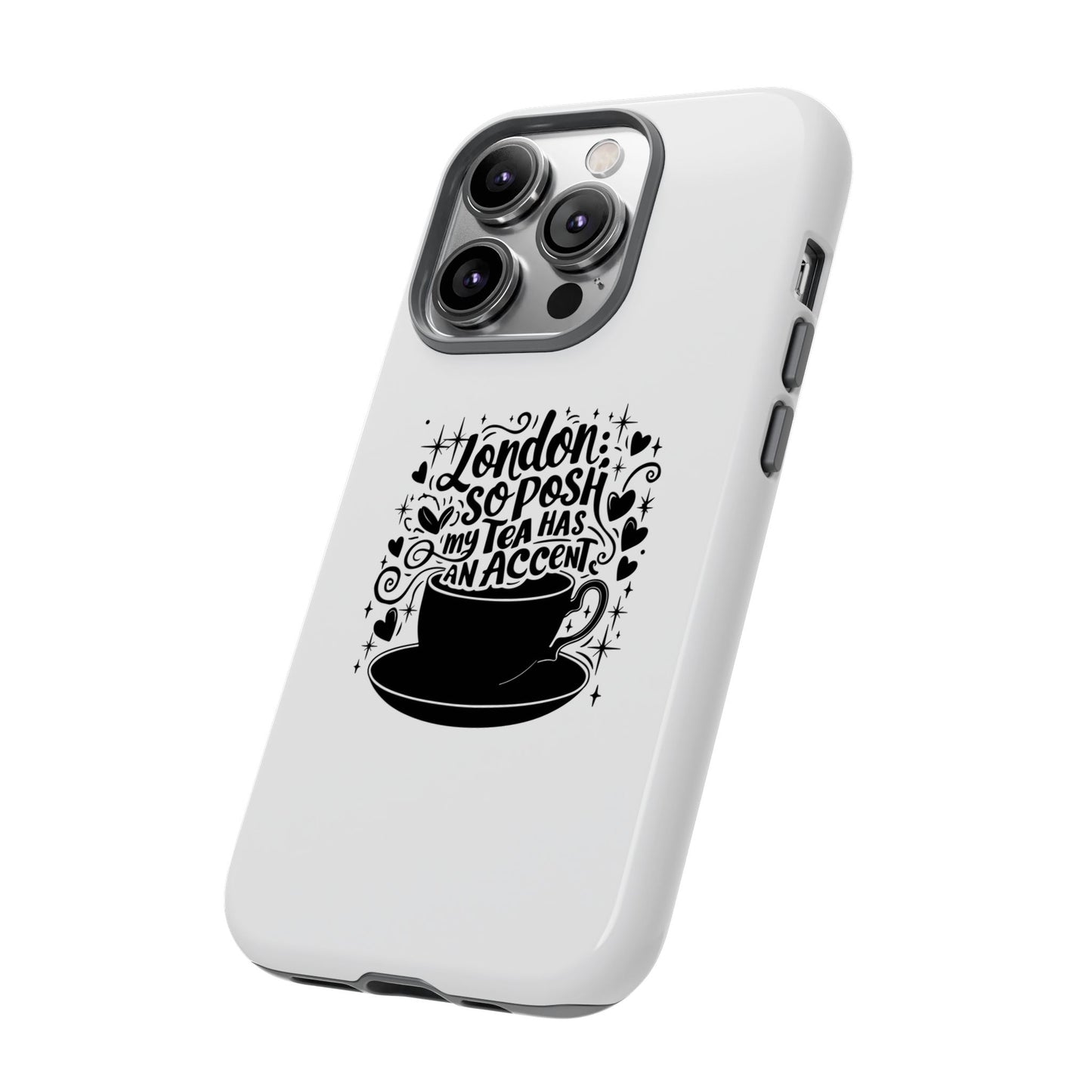 Posh Tea iPhone Case - London Accent Design