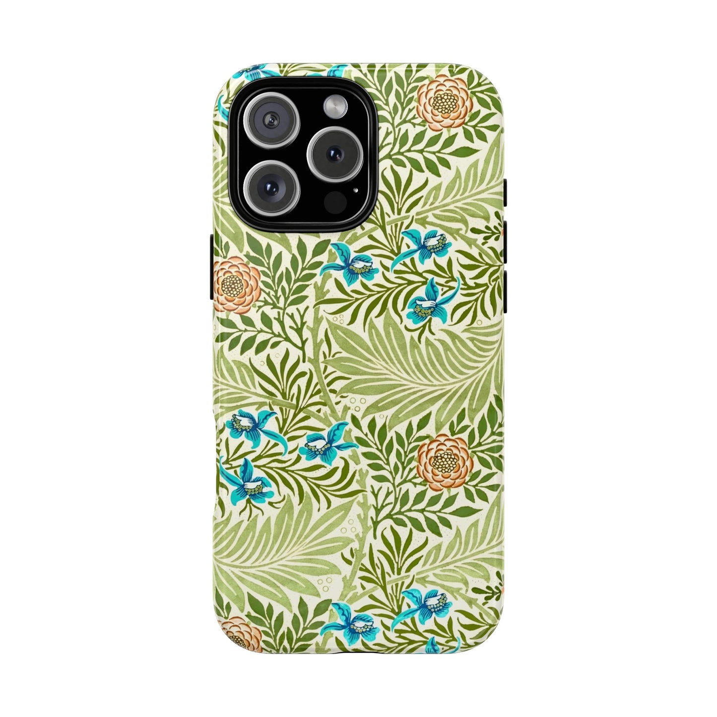 Tough Cases Phone Case, Botanical Print Phone Cover, Floral Smartphone Accessory, Nature-Inspired Tech Gear, Gift for Plant Lovers