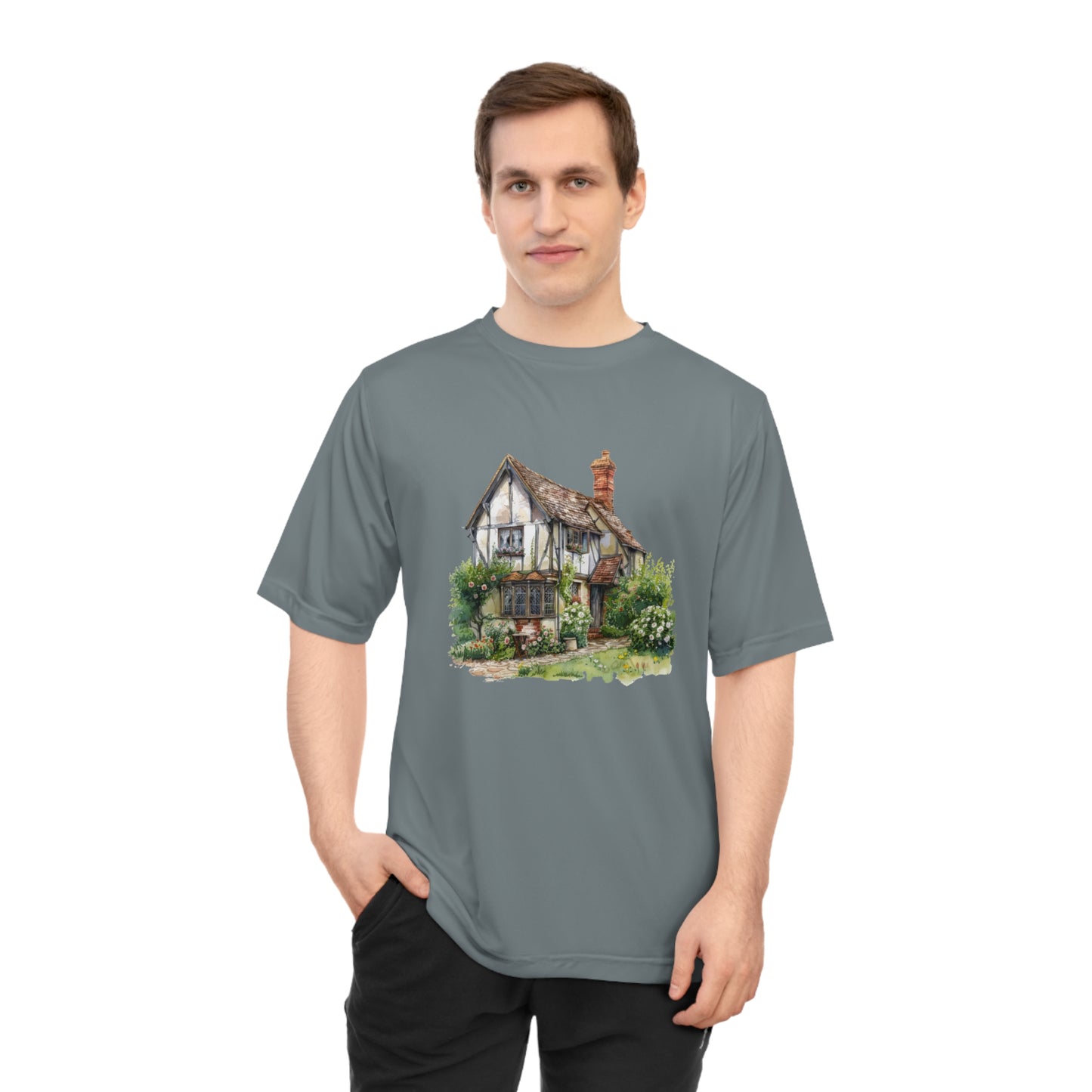 Unisex Zone Performance T-shirt - Brick and Ivy - The Beauty of British Homes