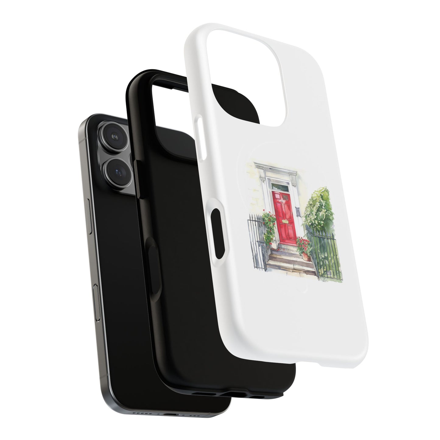 Charming Red Door Tough Magnetic Case - Custom Phone Cover, Gift for Home Lovers, Holiday Presents, Unique Decor