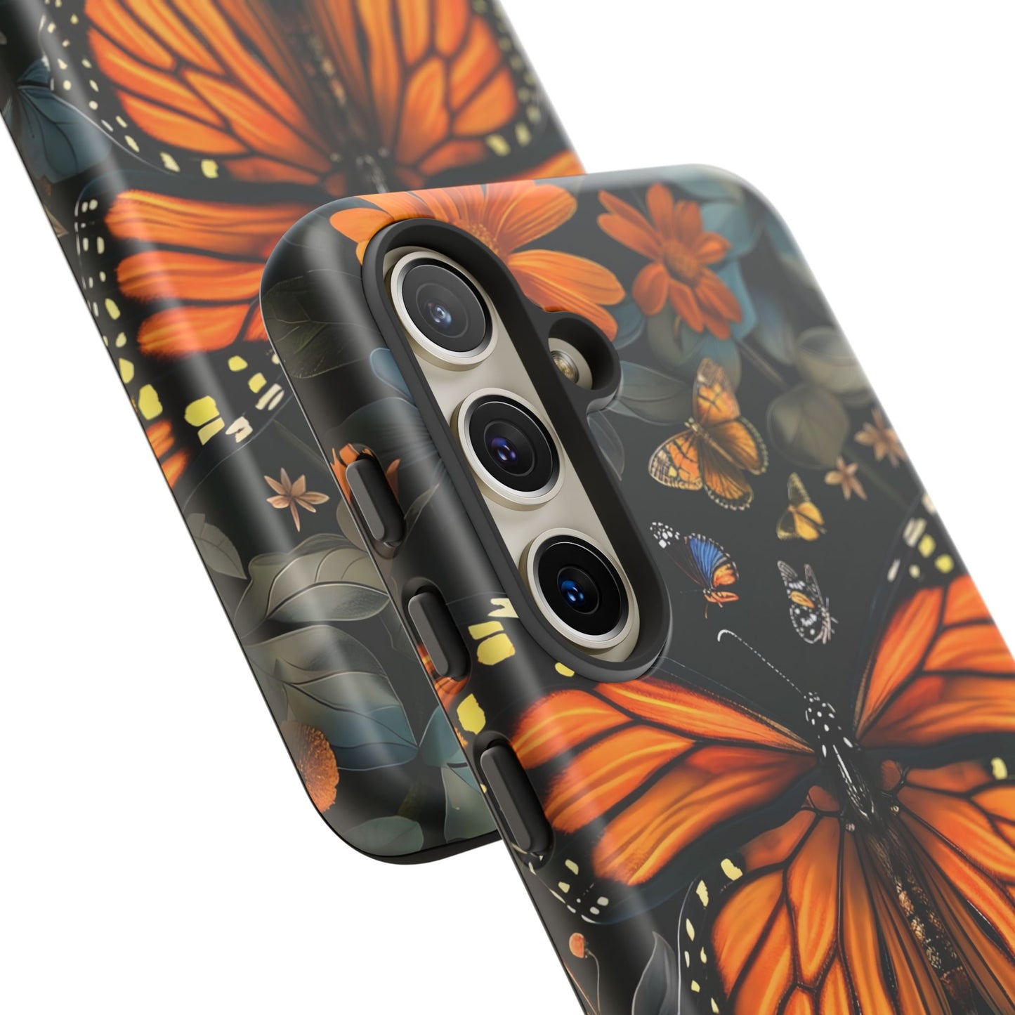 Monarch Butterfly Phone Case, Tough Cases, Nature Lover Gift, Floral Mobile Cover, Eco-Friendly Phone Accessory, Butterfly Design
