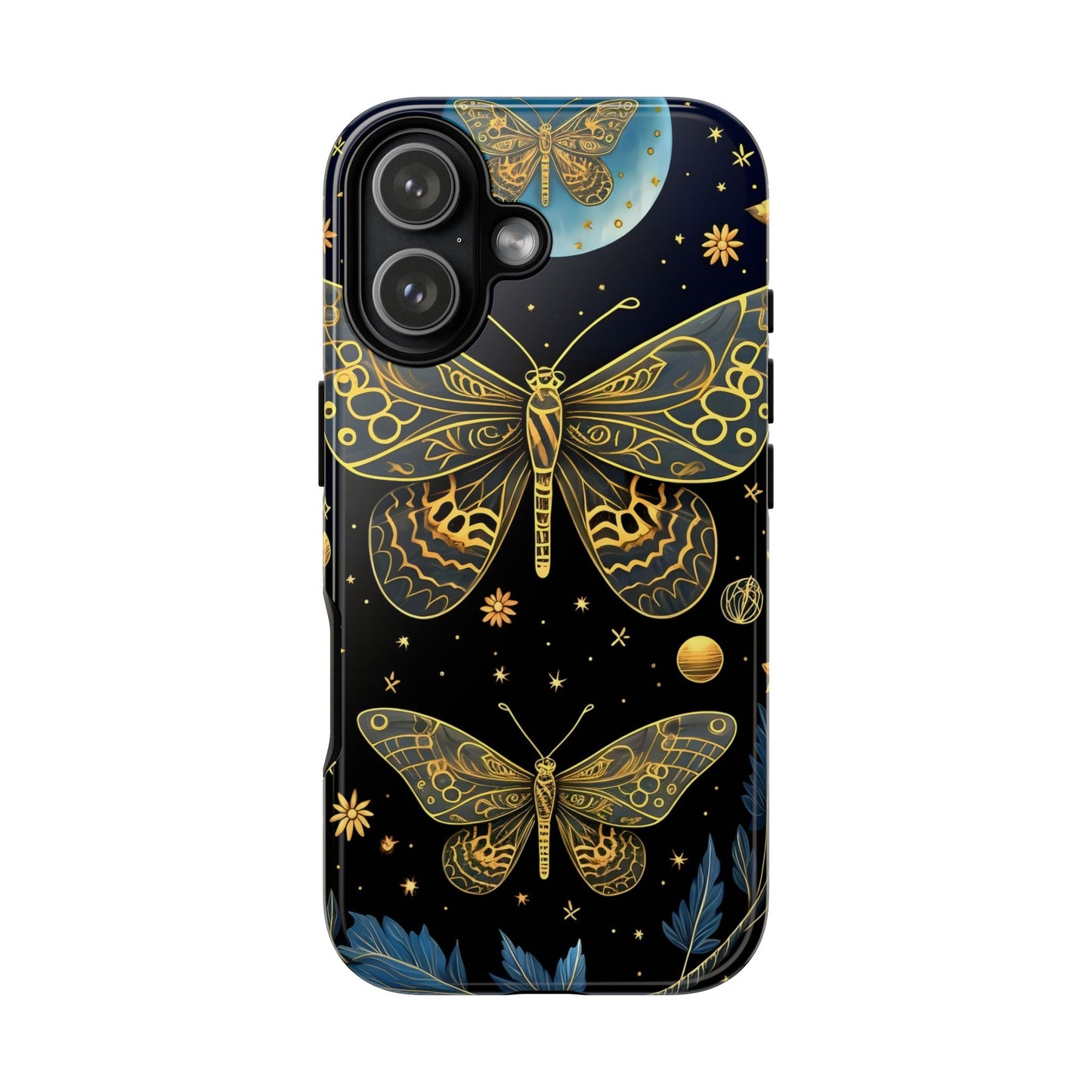 Butterfly Galaxy Phone Case | Tough Cases for Nature Lovers, Unique Phone Covers, Gift for Her, Boho Style, Floral Design