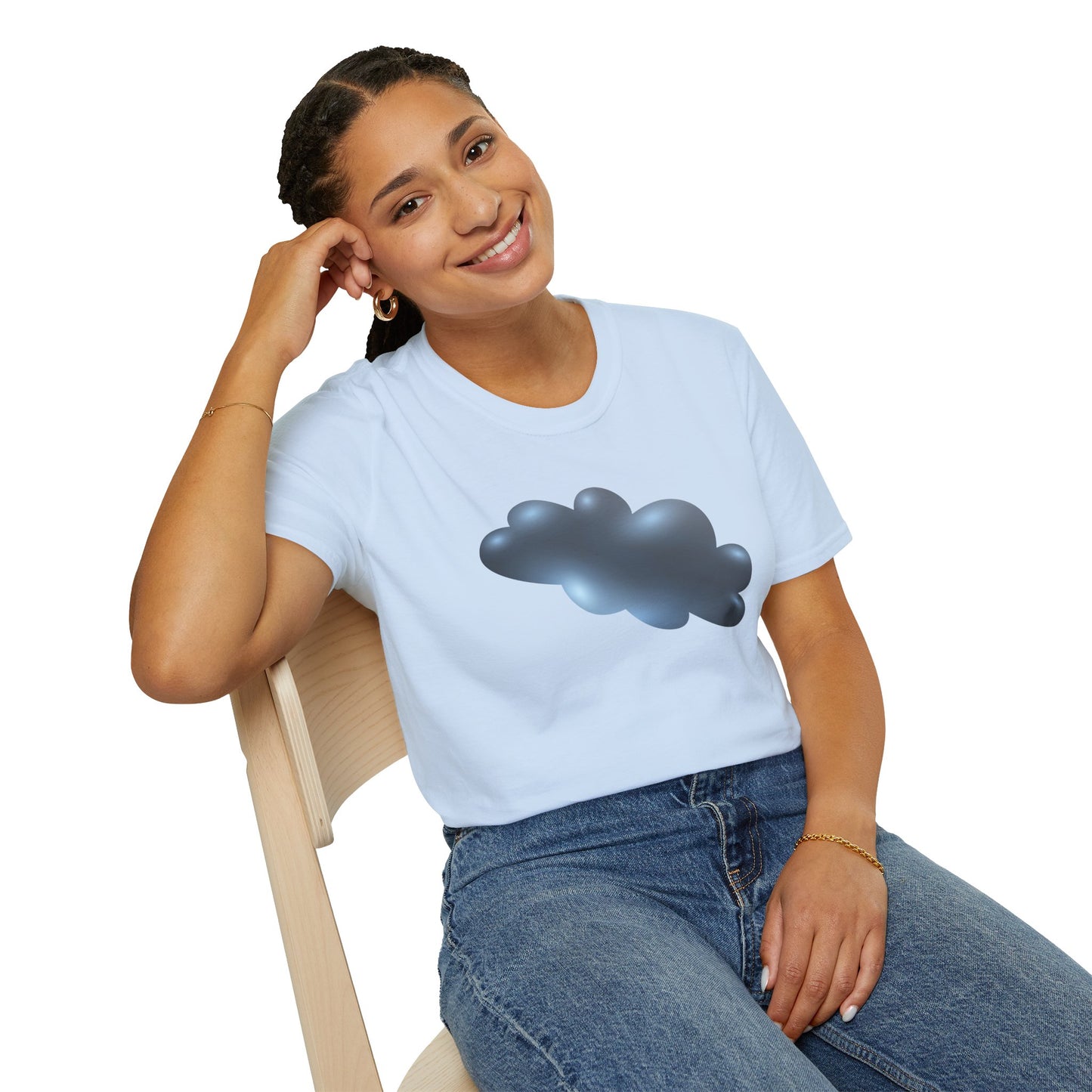 Unisex Softstyle T-Shirt - Serene Cloudscape - Dreamy Cloud