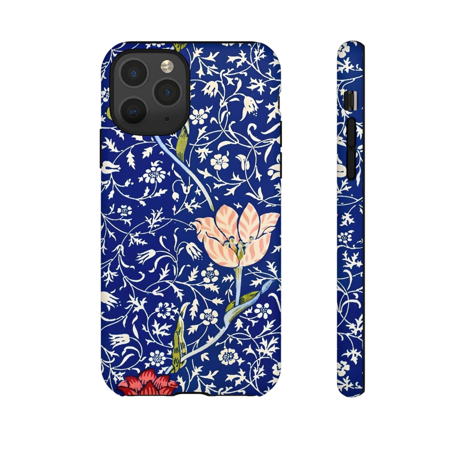 Floral Phone Case, Unique Tough Phone Cover, Gift for Her, Spring Decor, Durable Protective Case, Elegant Floral Design