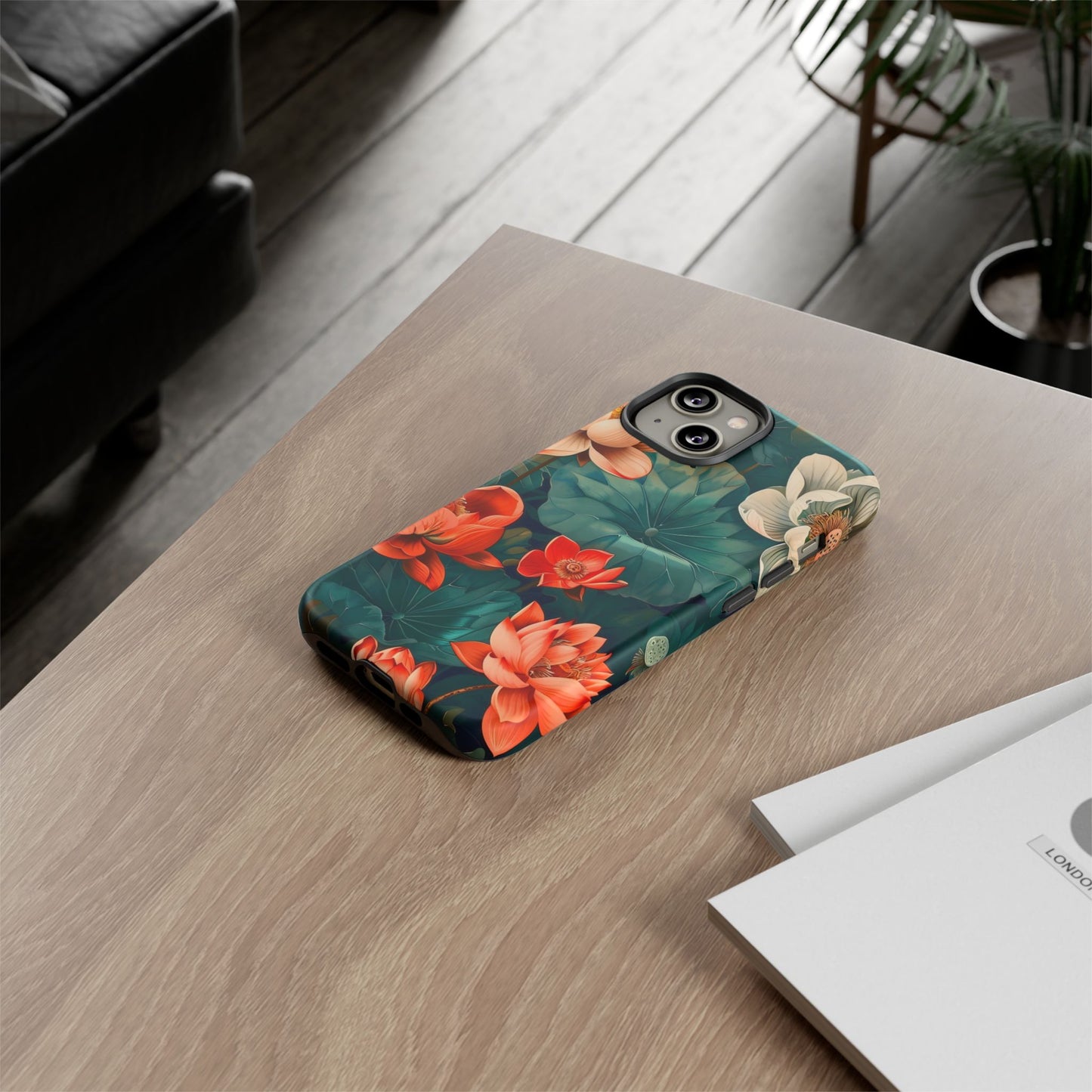 Flower Phone Case, Floral Phone Cover, Tough Case for Floral Lovers, Gift for Her, Stylish Tech Accessories