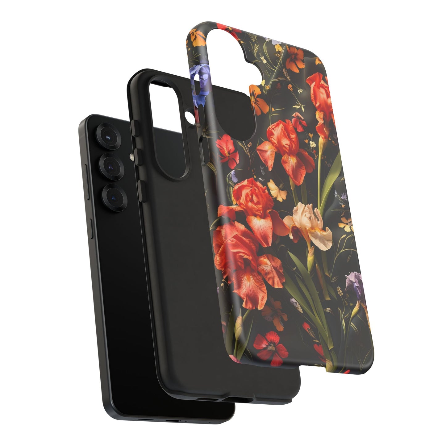 Floral Tough Case for Phone, Durable Protective Phone Cover, Gift for Flower Lovers, Phone Accessories, Spring Vibes