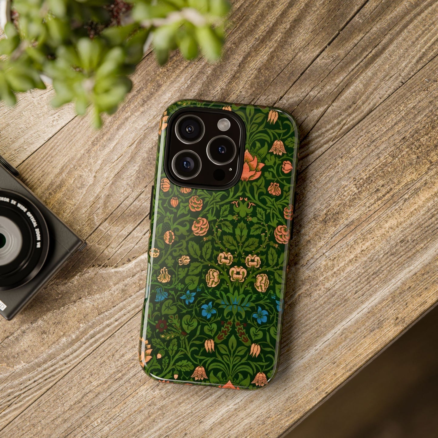 Crimson Leaf Whirl – Phone Case - Tough Cases
