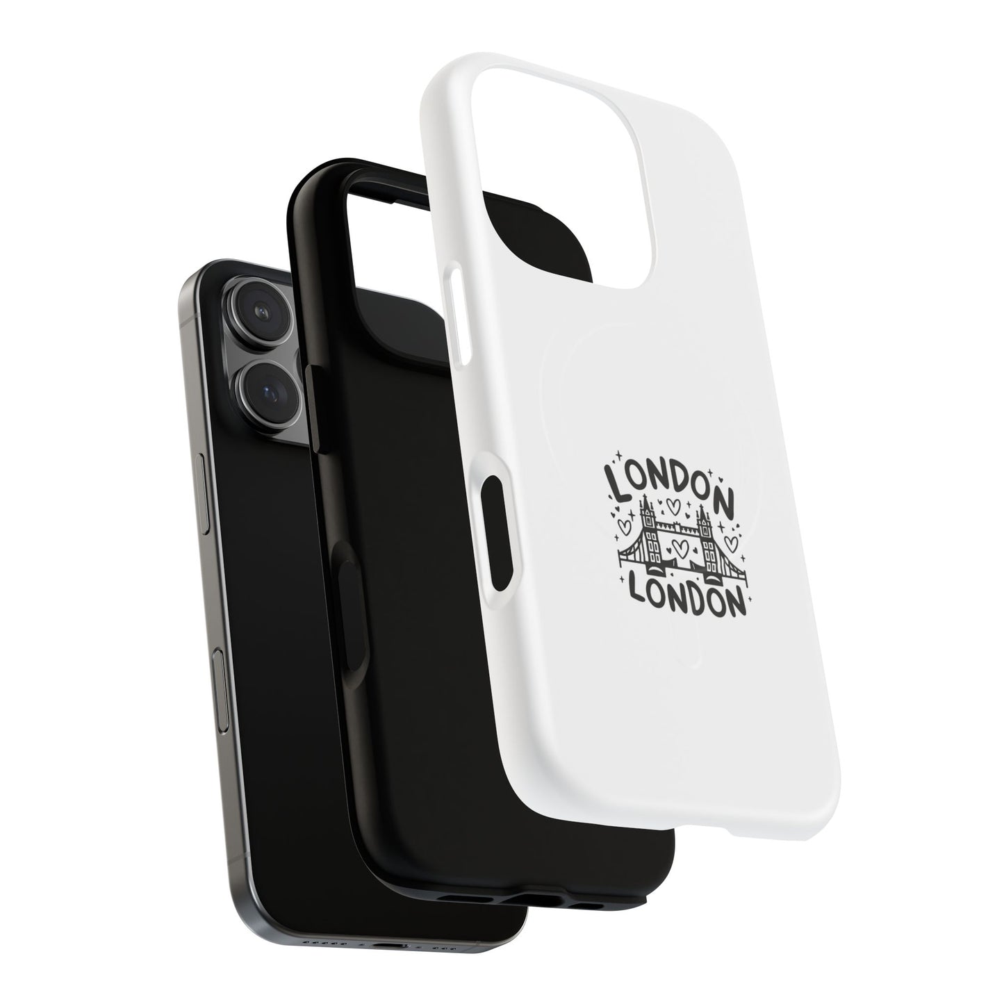 London-Inspired Tough Magnetic Cases | Perfect for Travelers, Gift for Friends, Unique Phone Protection, London Souvenirs, Travel Gifts