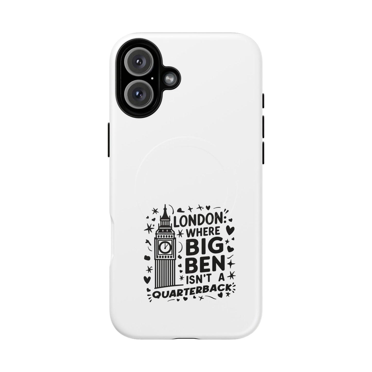 Magnetic Phone Case - London Big Ben Design, Protective Cover, Gift for Travelers, Trendy Accessory, Unique Phone Case
