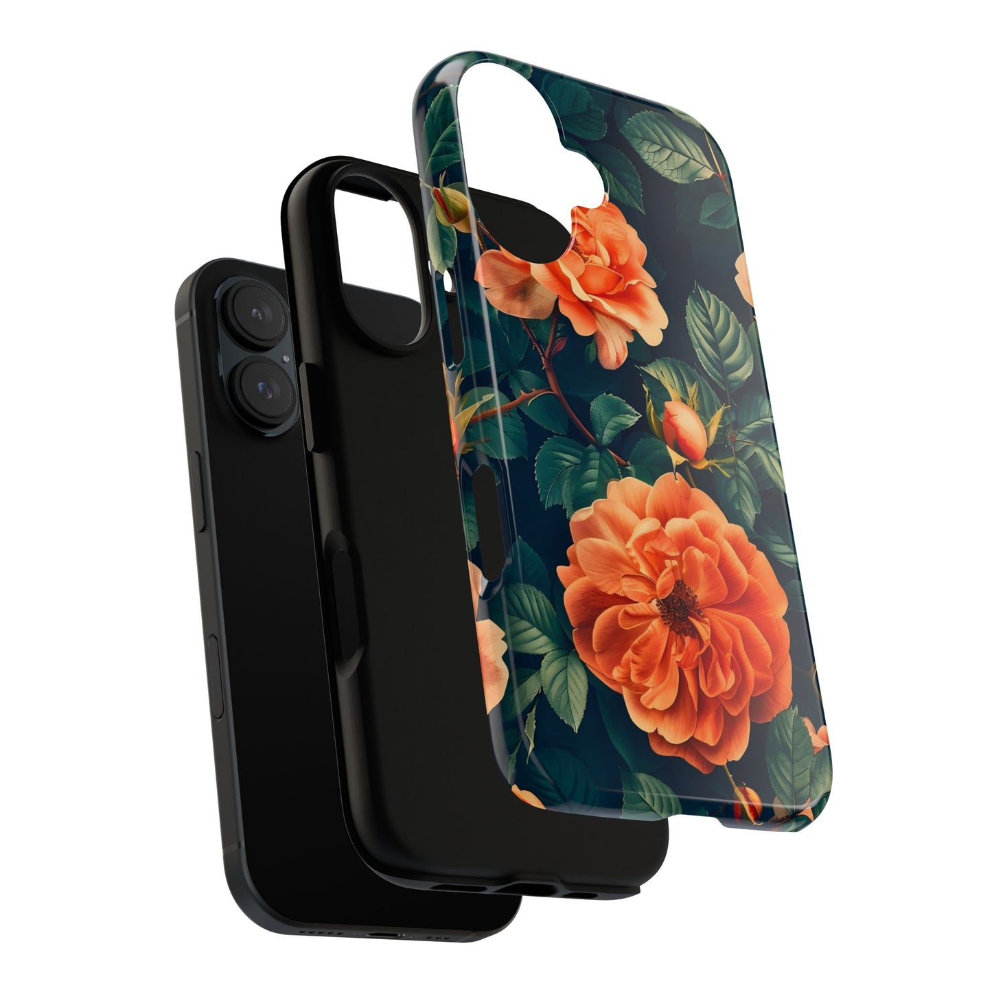 Floral Phone Case, Tough Cases for Nature Lovers, Botanical Design, Phone Protection, Gift for Her, Trending Floral Accessories