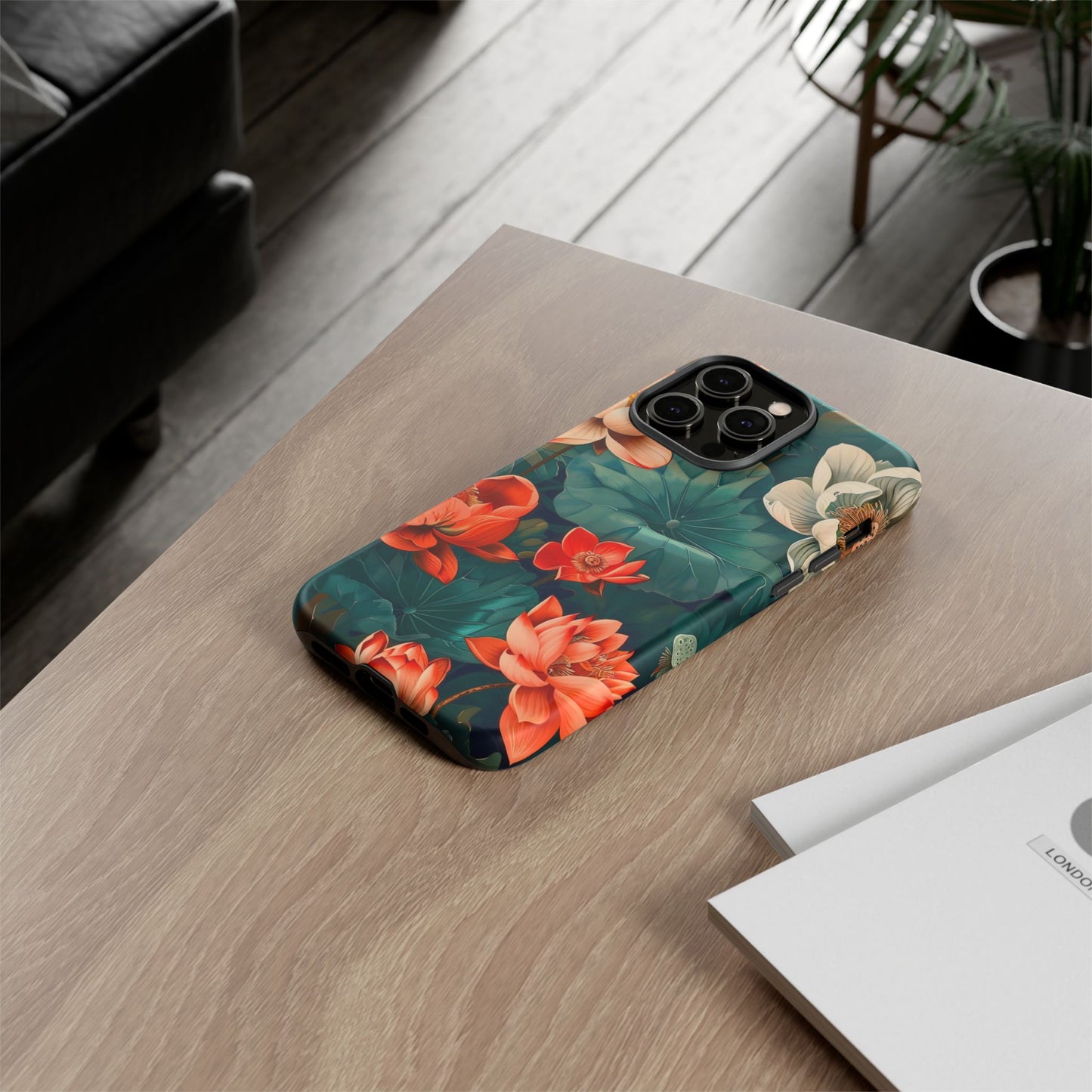 Flower Phone Case, Floral Phone Cover, Tough Case for Floral Lovers, Gift for Her, Stylish Tech Accessories