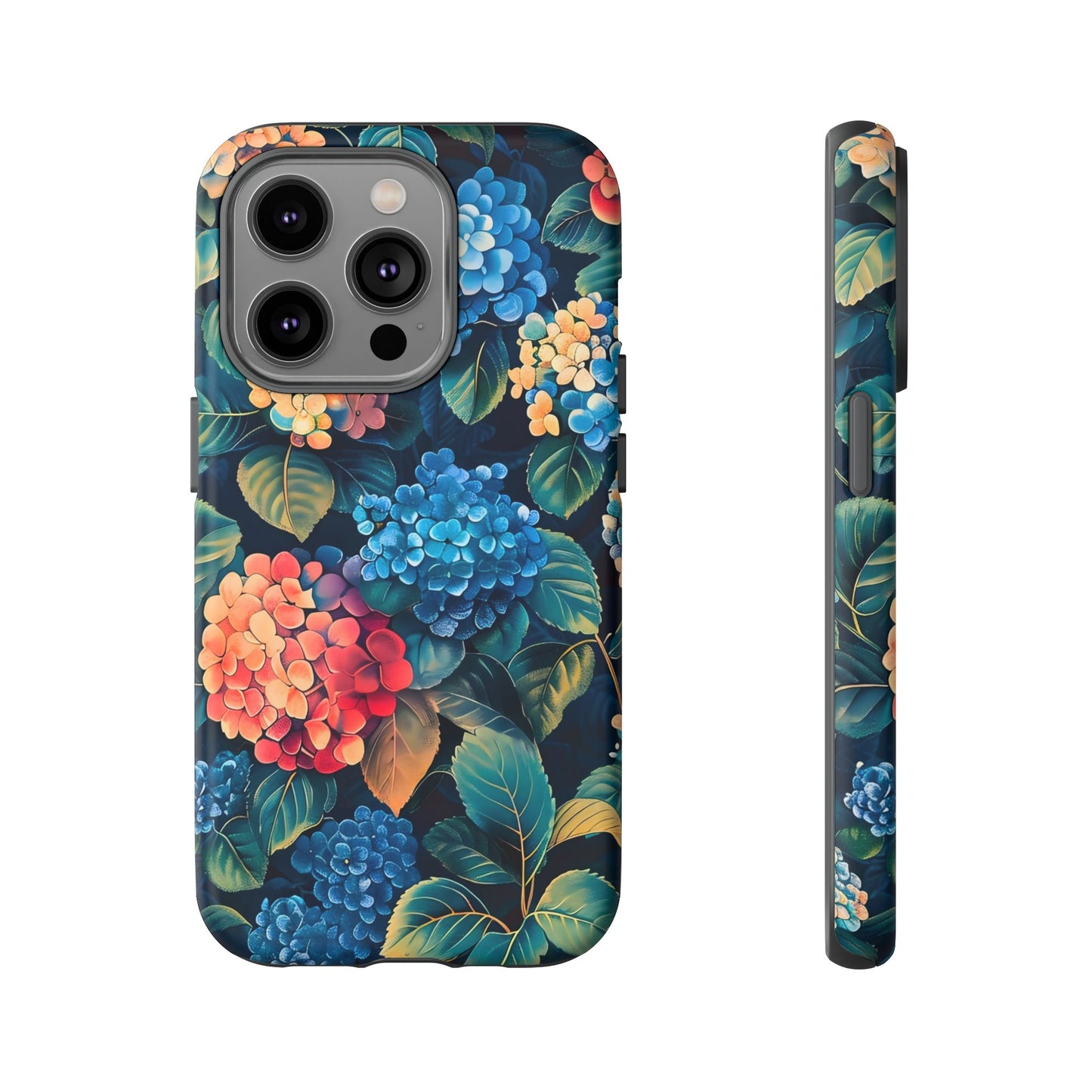 Floral Tough Phone Case, Durable Smartphone Cover, Flower Design, Gift for Her, Stylish Protection