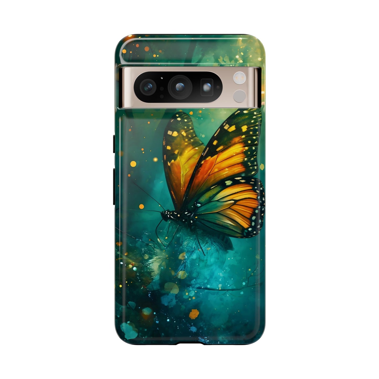 Colorful Butterfly Phone Case, Tough Cases for iPhone and Samsung, Cute Tech Accessories, Nature Lovers Gift, Vibrant Floral Design