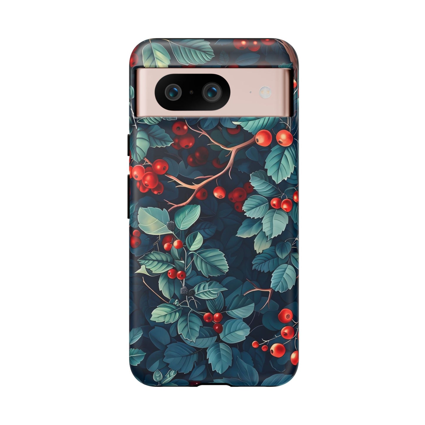 Berry Blossom Phone Case - Nature Lover's Gift, Floral Design, Cute Accessory for Spring, Unique Tech Cover, Perfect for Holidays