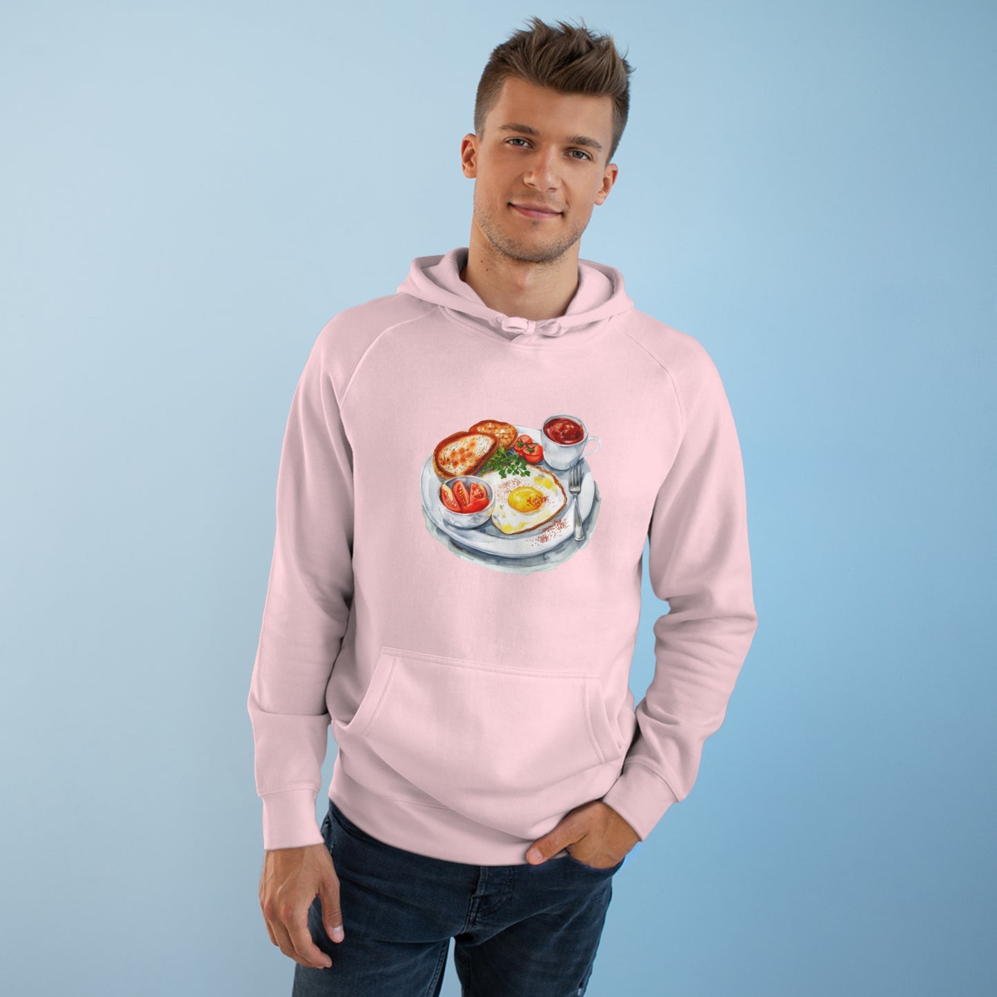 Trendy Unisex Hoodie - British Food Traditional Dishes and Culinary Delights