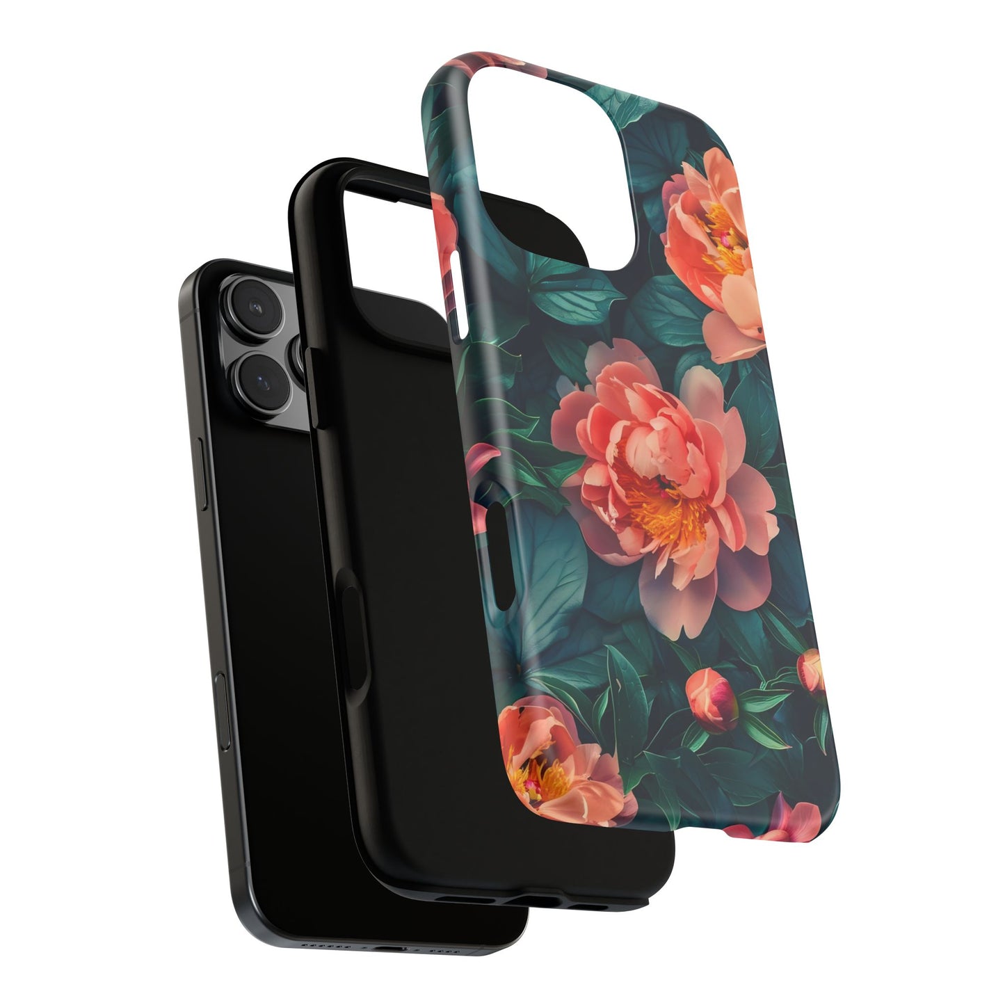 Floral Phone Case - Tough Cases, Flower Design, Botanical Art, Phone Accessory, Gift for Her, Nature Lovers