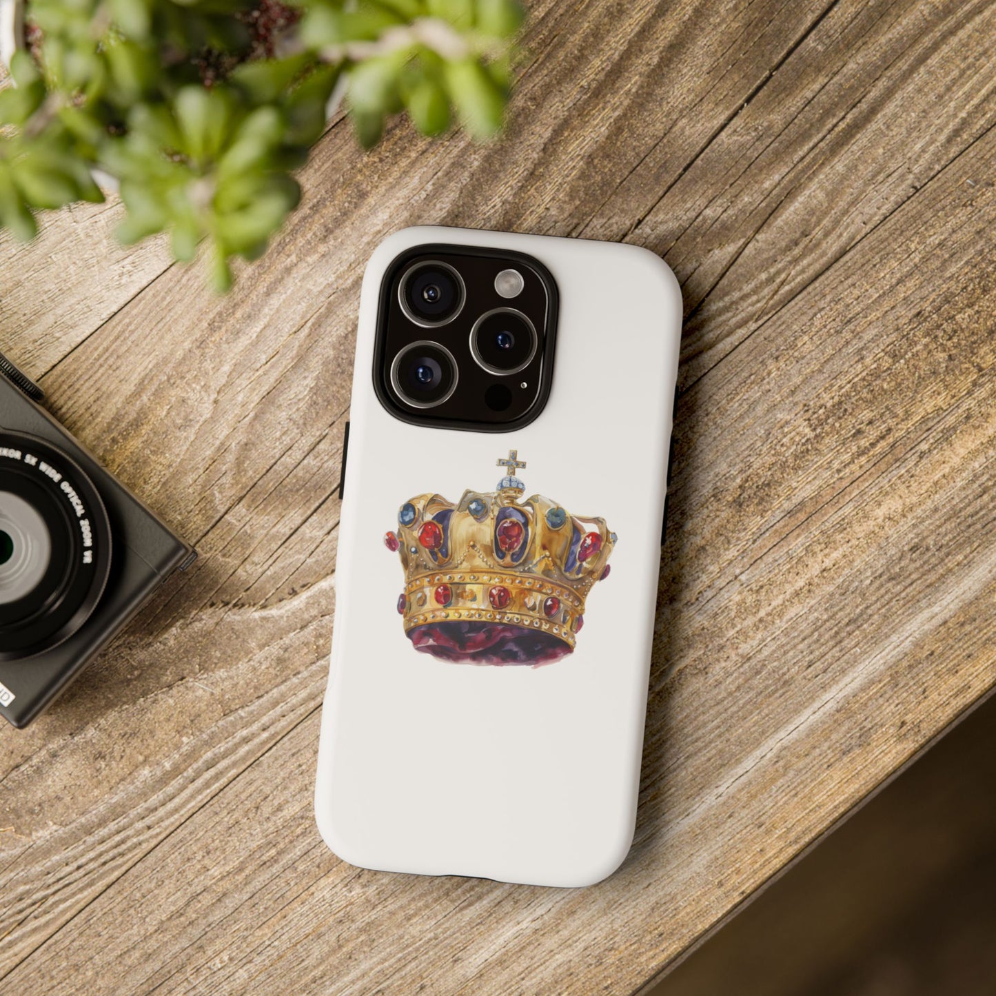 Royal Crown Phone Case | Tough Phone Cases, Stylish Accessories, Gift for Her, Birthday Present, Royalty Vibe