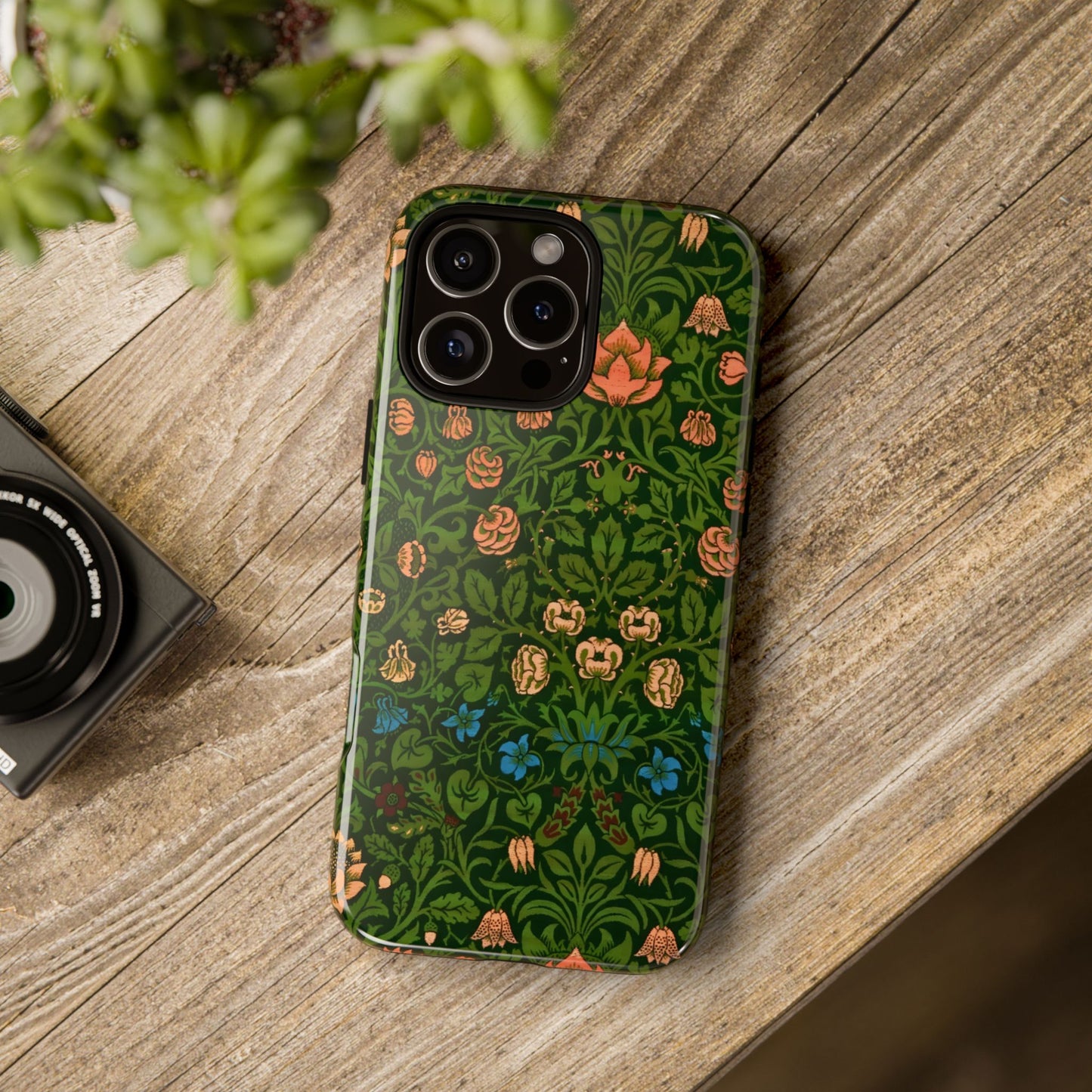 Crimson Leaf Whirl – Phone Case - Tough Cases