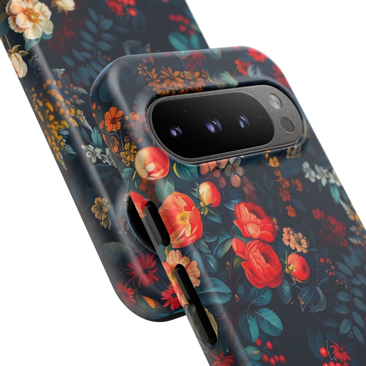 Floral Phone Case - Tough Cases, iPhone Protection, Elegant Floral Design, Gift for Her, Stylish Tech Accessory