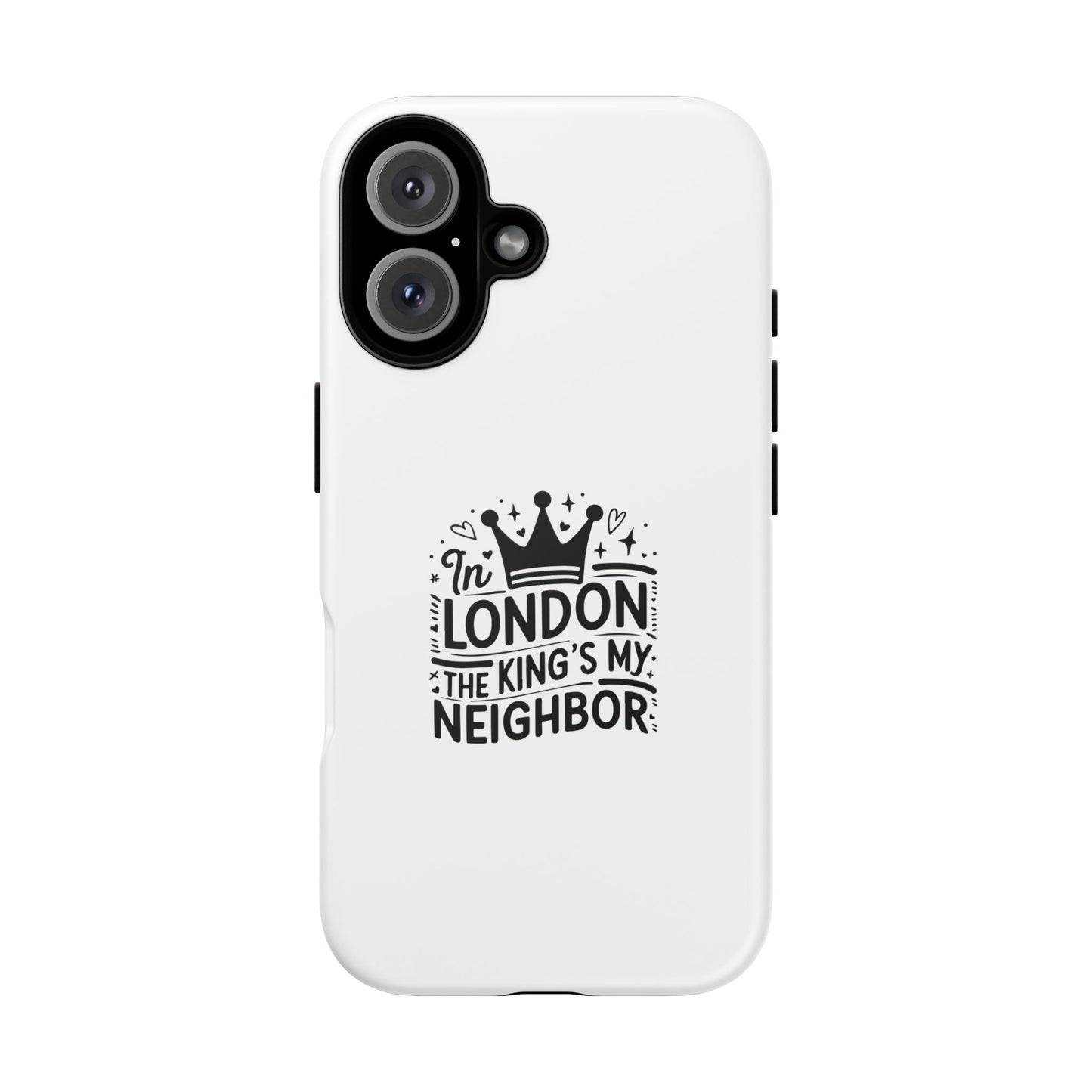 London-Themed Tough Phone Case - Chic & Stylish Protection