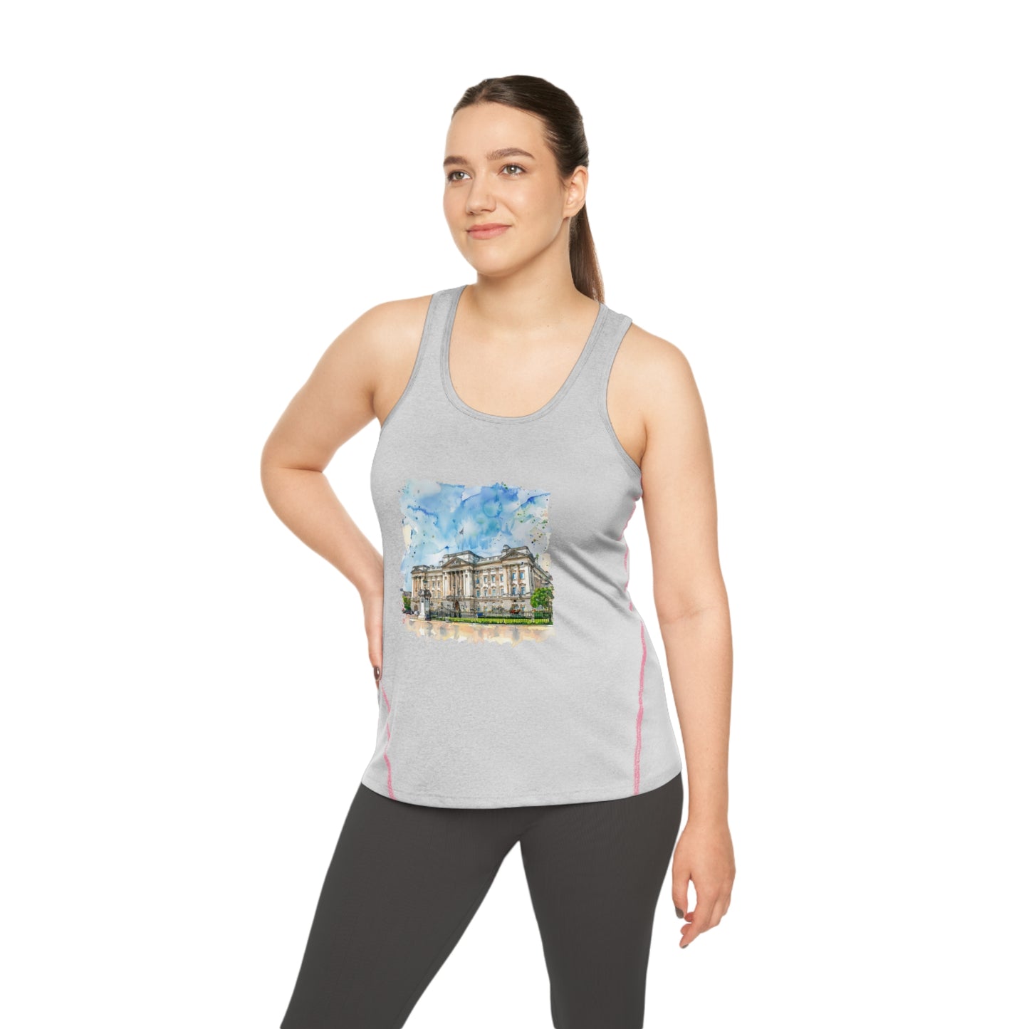 Women's Racerback Sports Top - Athletic Tank for Active Lifestyle - British Nature - Scenic Landscapes - Natural Beauty