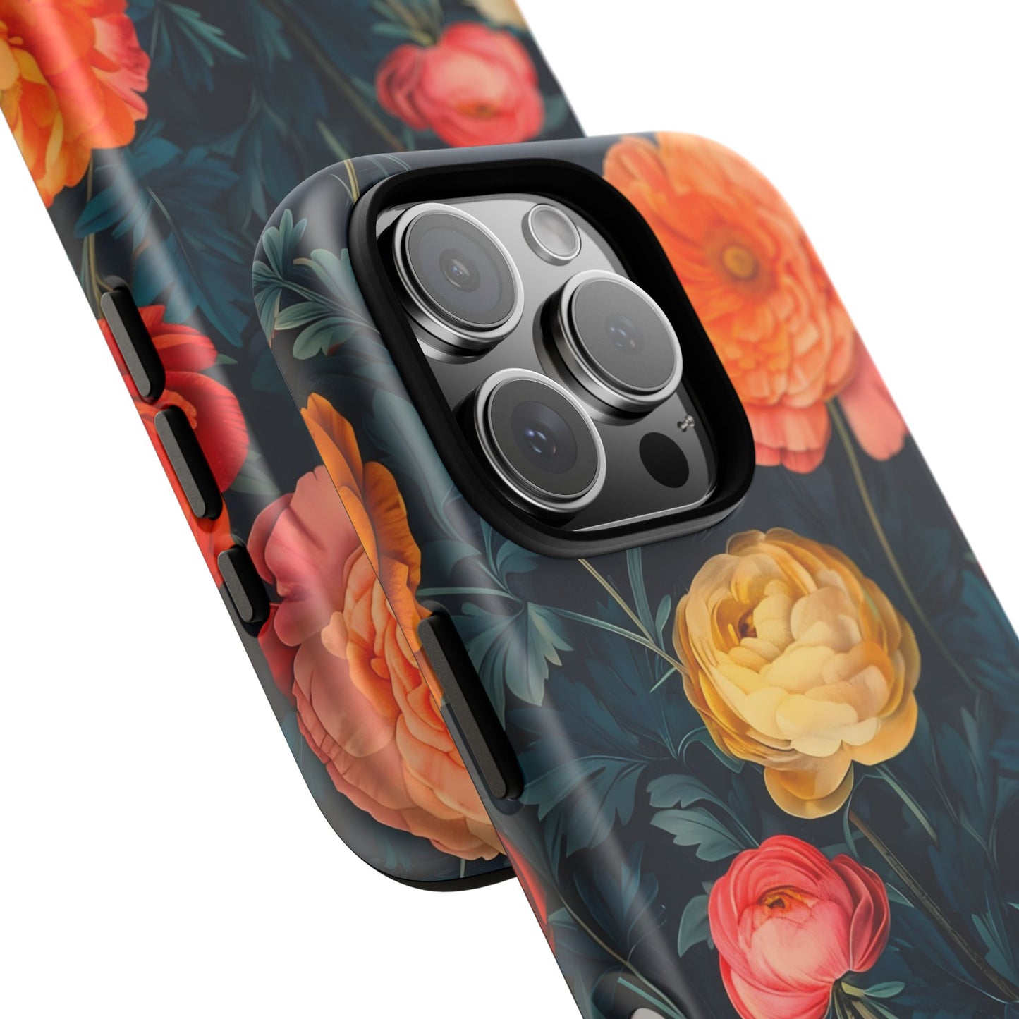 Floral Phone Case - Tough Cases, Stylish Protection, Gift for Flower Lovers, Customizable Cover, Floral Design Mobile Accessory