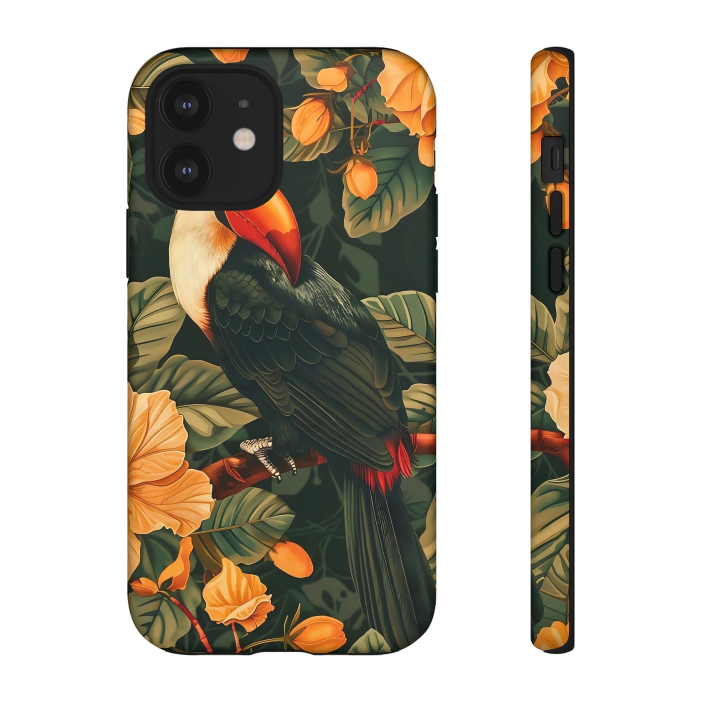 Tropical Toucan Phone Case, Exotic Bird Cover, Nature Lover Gift, Eco-Friendly Design, Customizable Tech Accessory