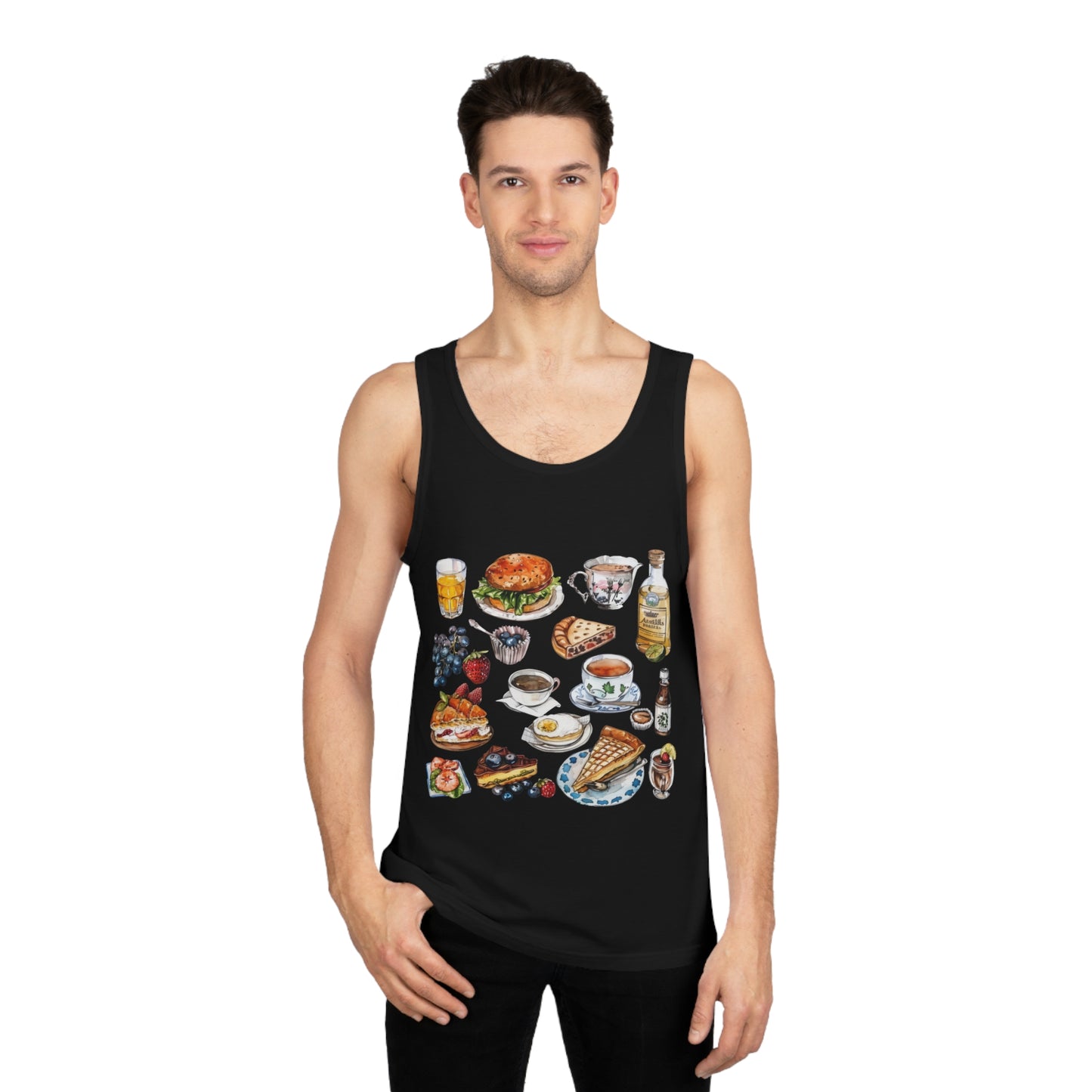 Unisex Softstyle™ Tank Top - Vintage England Emblems and Icons