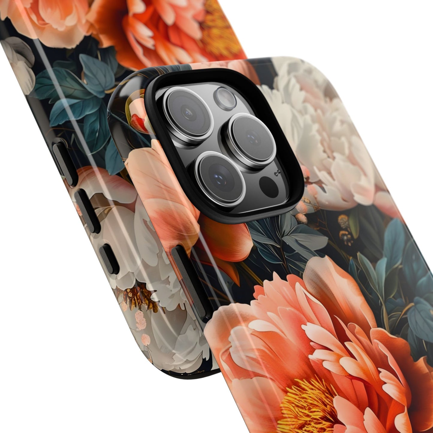 Floral Phone Case - Tough Cases, Durable Cover, Flower Design, Unique Gift, Phone Accessories