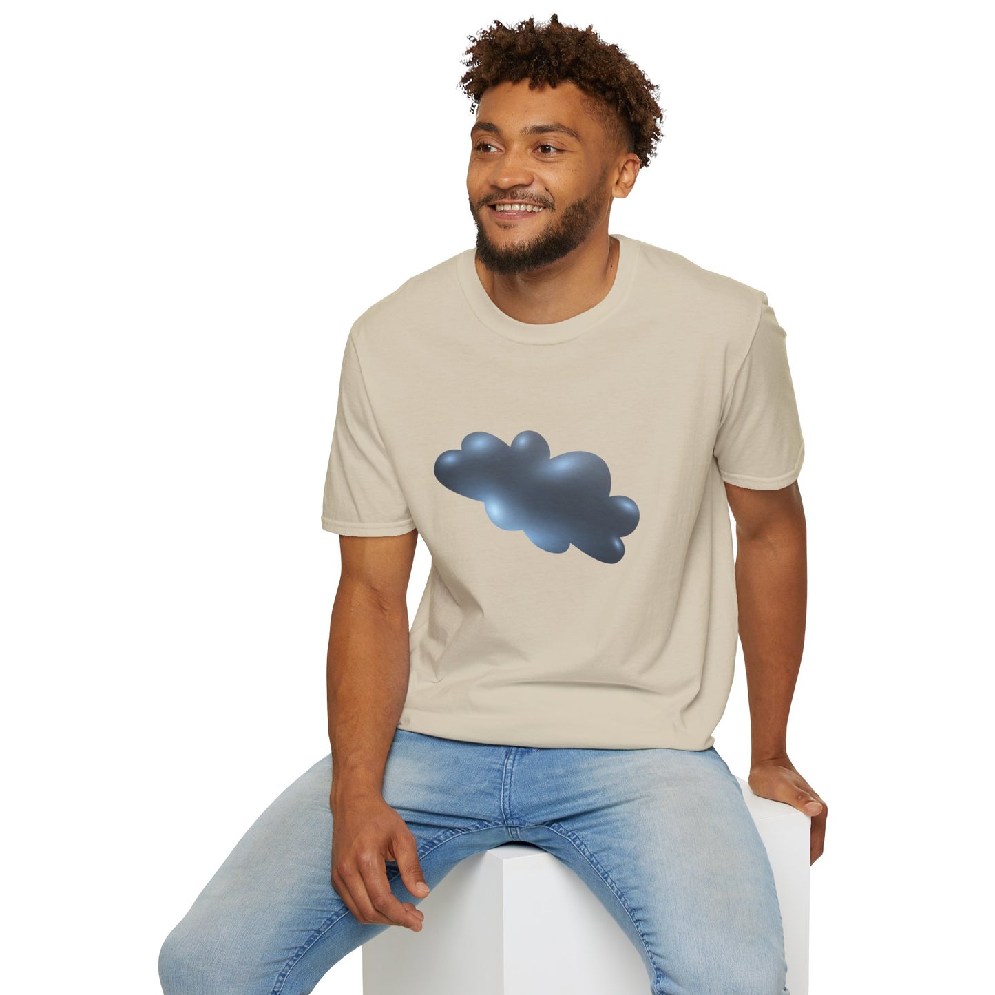 Serene Cloudscape Durable Unisex Softstyle T-Shirt