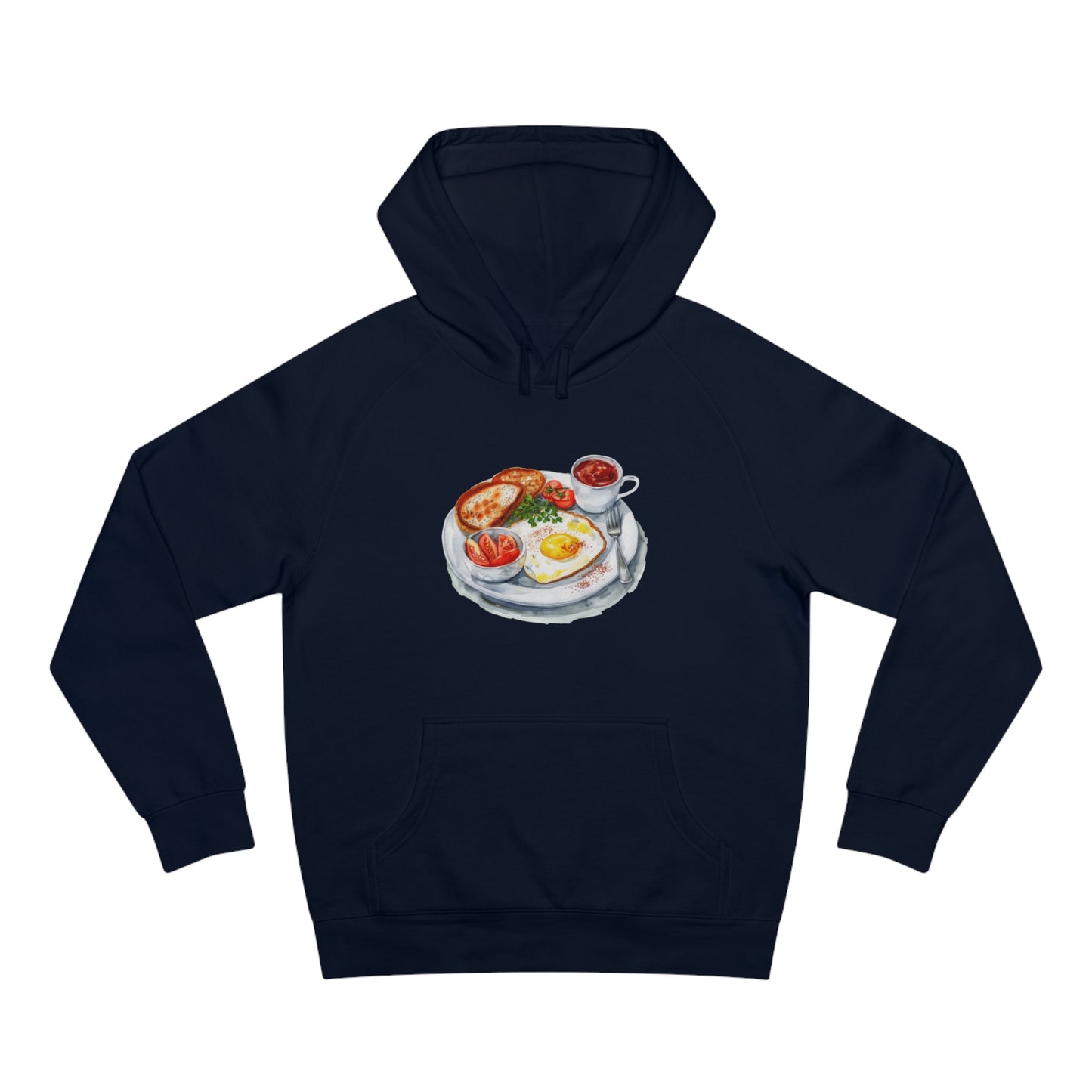 Trendy Unisex Hoodie - British Food Traditional Dishes and Culinary Delights