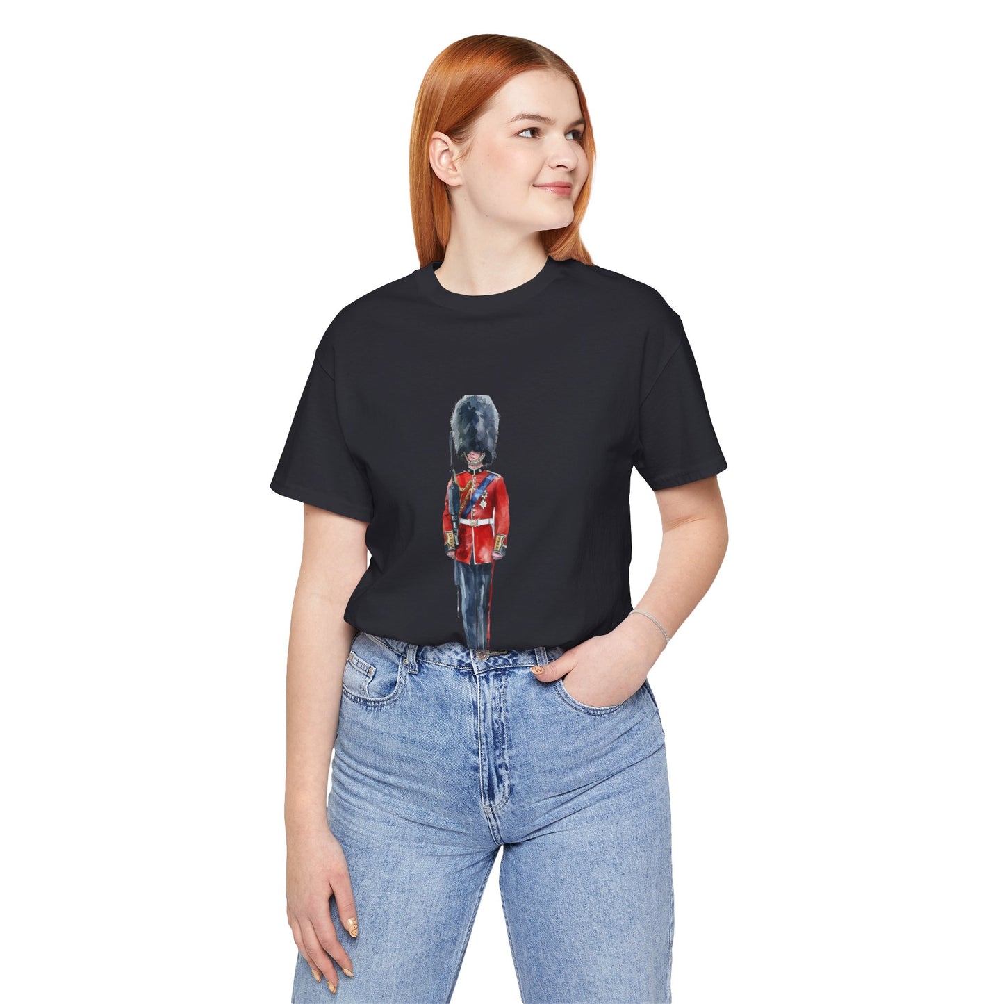 Unisex Jersey Short Sleeve Tee - Echoes of Valor - Red Jacket at Bodmin Keep