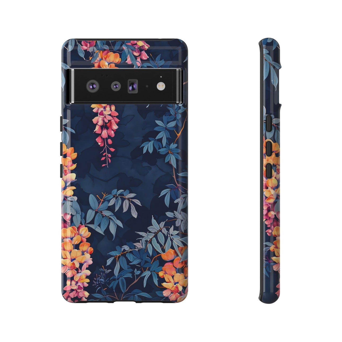 Floral iPhone Case, Tough Phone Cover, Gift for Her, Nature Lover Accessory, Spring Decor, Unique Floral Design