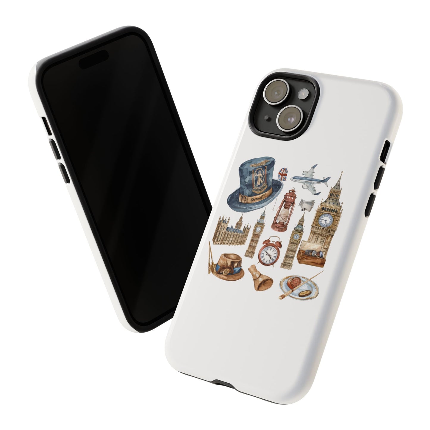 London-Themed Phone Case, Durable iPhone Cover, Gift for Travelers, Unique Cell Phone Accessories, Stylish Gadget Protection