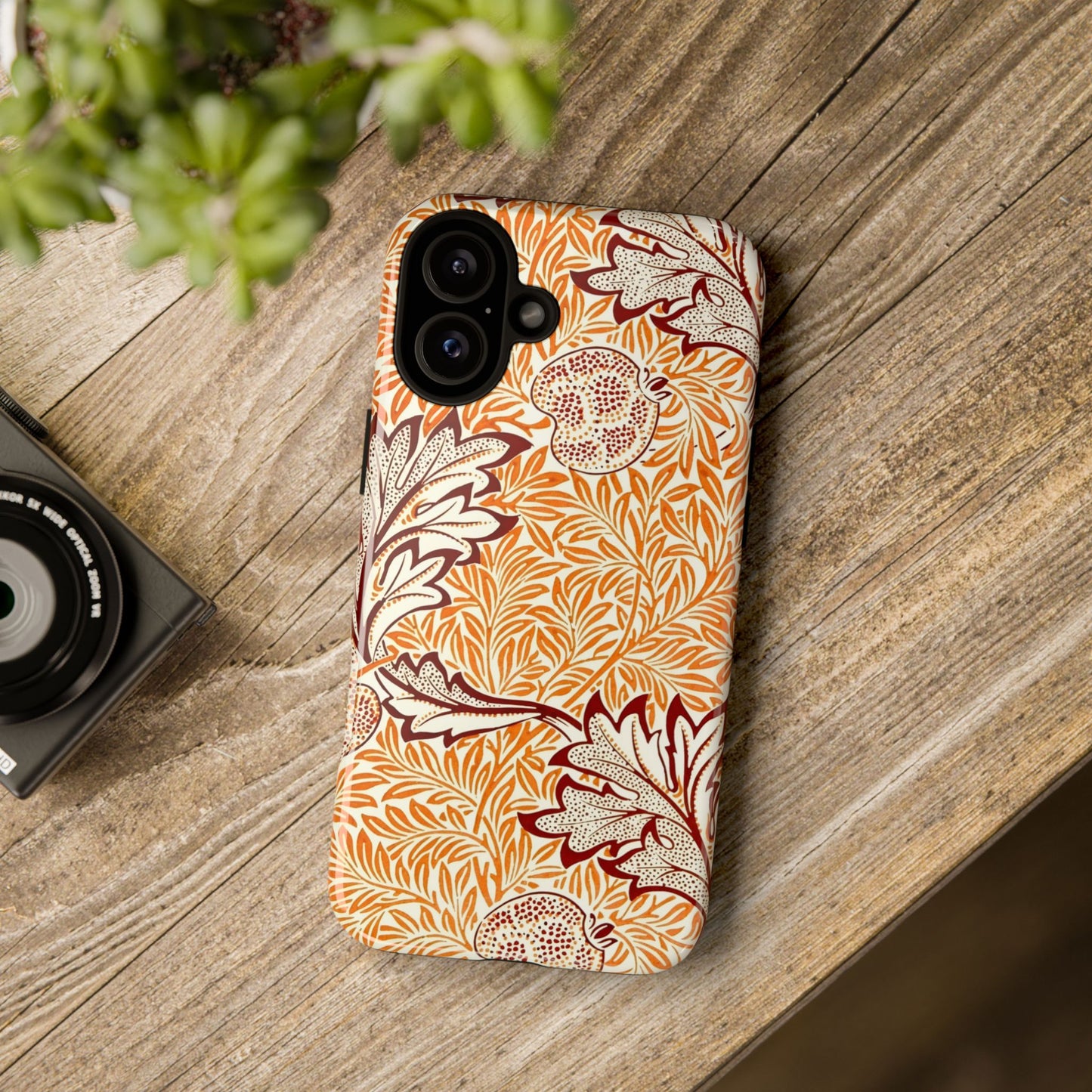Stylish Phone Case, Tough Cases with Floral Design, Protective Cover, Gift for Her, Cute Phone Accessory