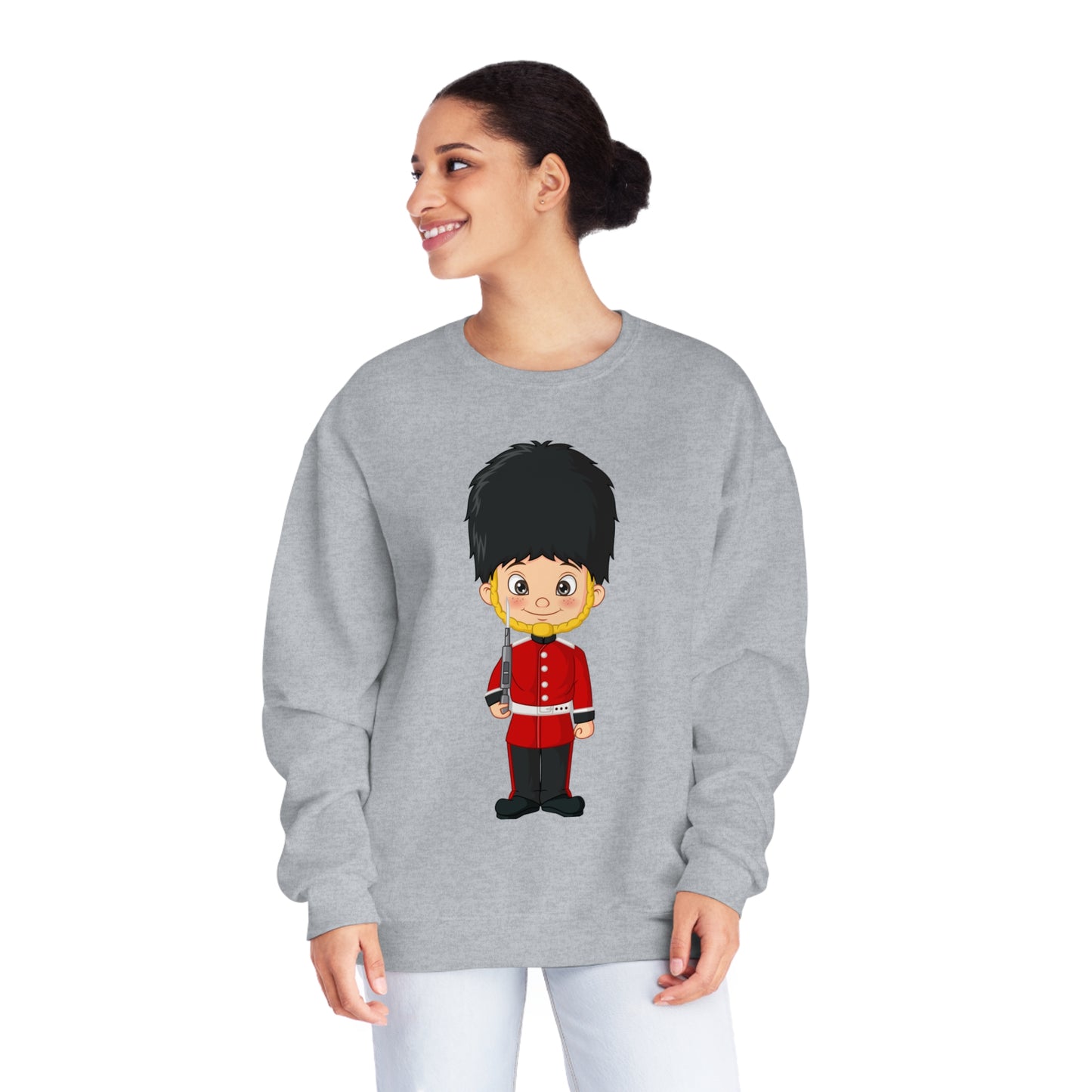 Unisex NuBlend® Crewneck Sweatshirt - Scarlet Pride - The Classic British Soldier