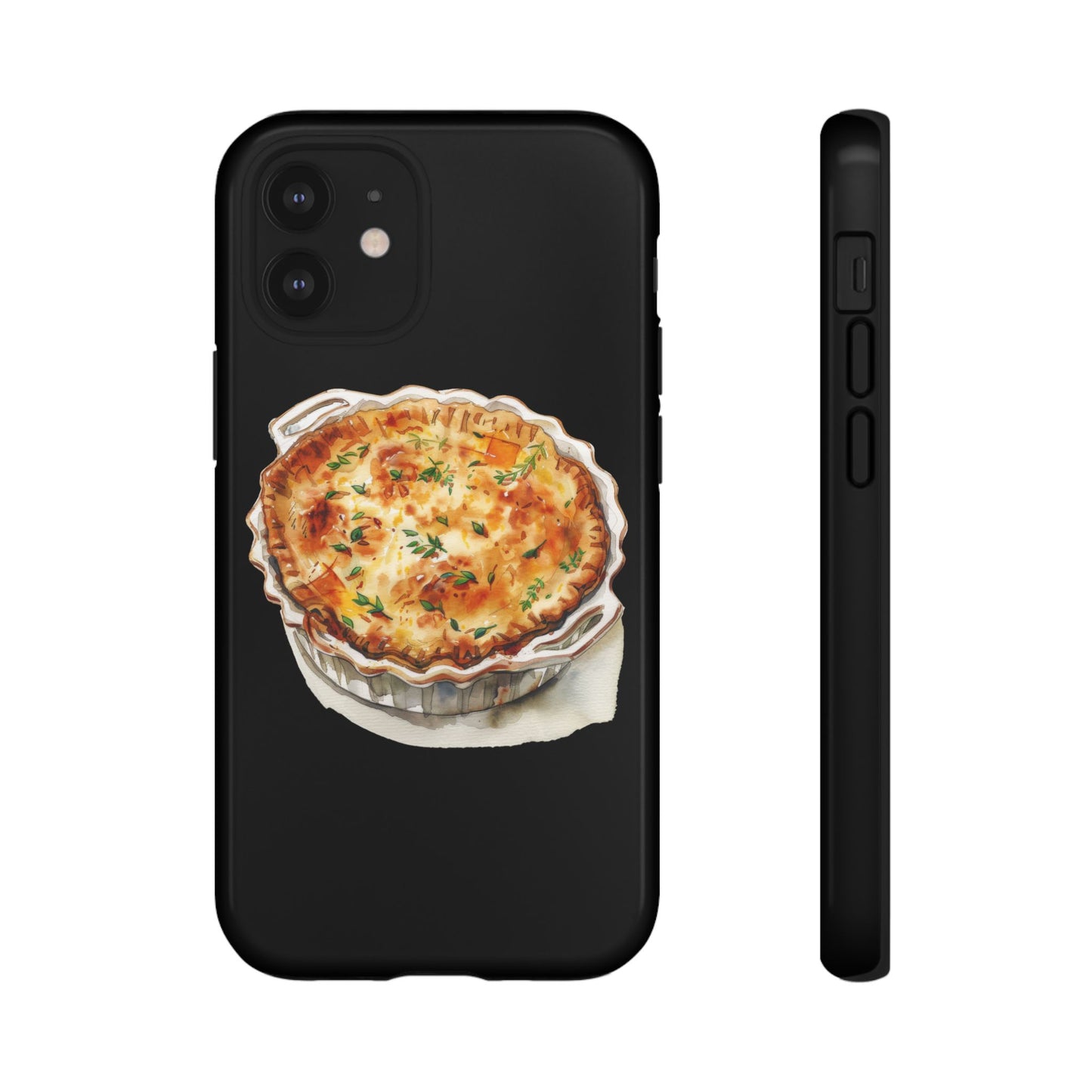 Quiche Phone Case - Funky Kitchen Decor, Foodie Gift, Chef Accessories, Culinary Art, Quirky Phone Cover