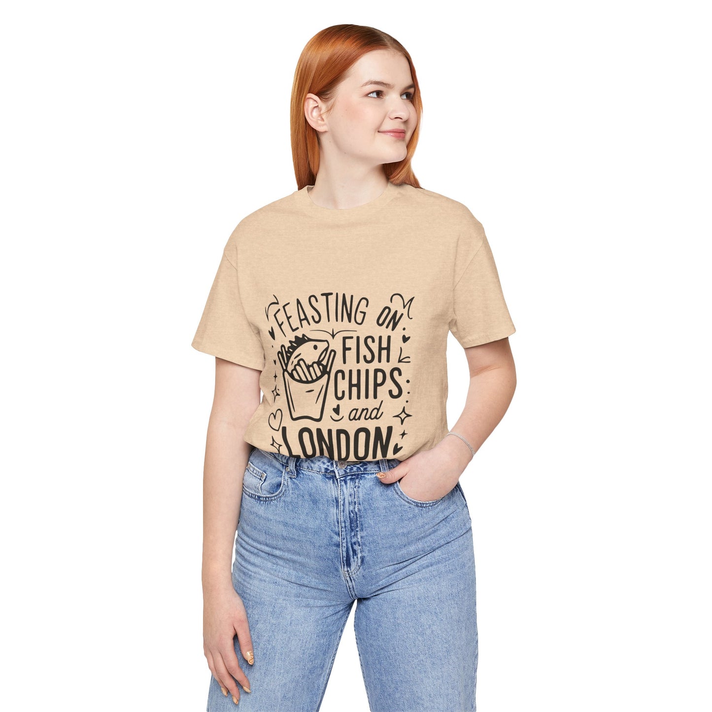 Unisex Jersey Short Sleeve Tee - Fsih Chips and London