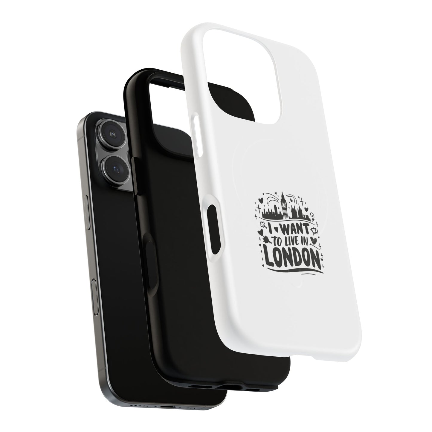 London Dream Tough Magnetic Phone Case, Chic Phone Cover, Ideal Gift for London Lovers, Functional Phone Accessory, Stylish Tech Gear