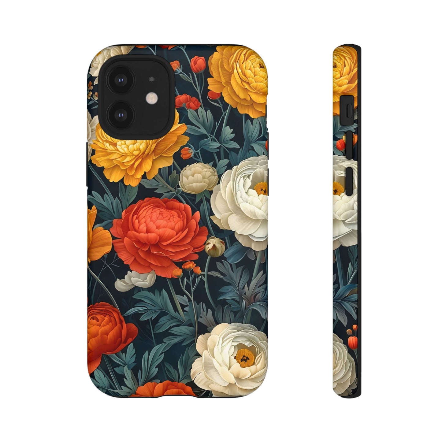 Floral Tough Case for Phones | Durable Floral Phone Cover, Boho Chic, Unique Gift for Her, Phone Protection, Flower Design