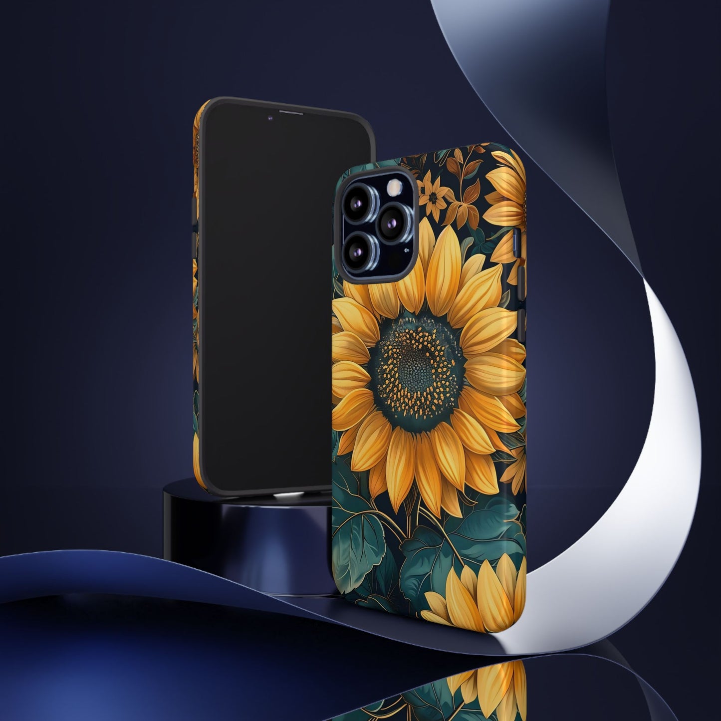 Sunflower Phone Case - Bright Floral Design, Stylish Tough Cover for Sunflower Lovers, Gift for Plant Enthusiasts, Mom Gift, Nature Lovers
