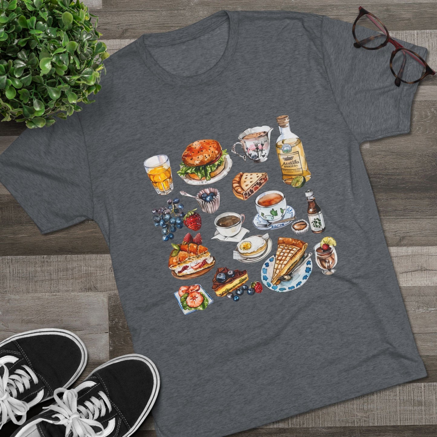 Vintage England Cozy Unisex Tri-Blend Crew Tee