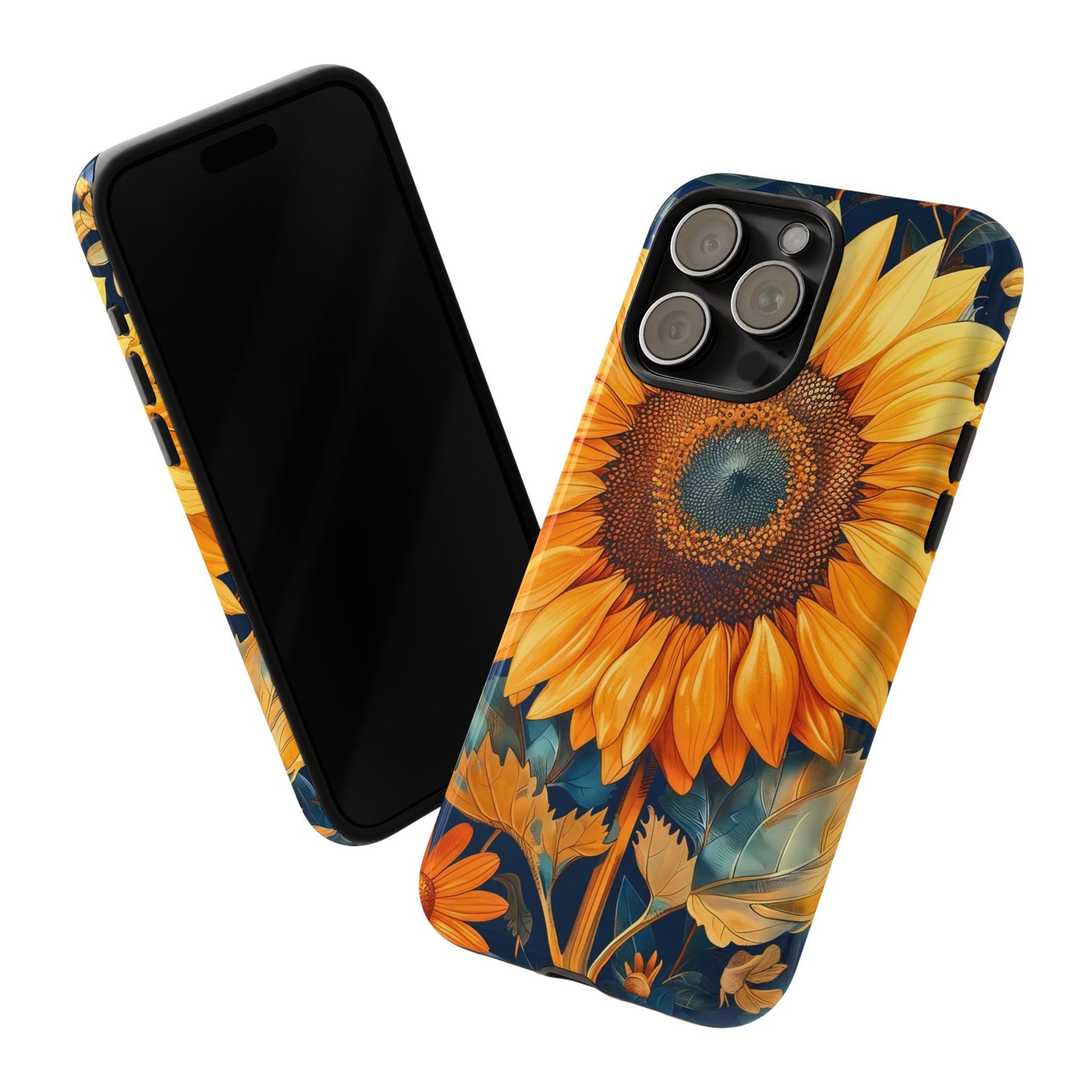 Sunflower Phone Case - Floral Design for Nature Lovers, Cute Spring Accessory, Gift for Her, Eco-Friendly Cover